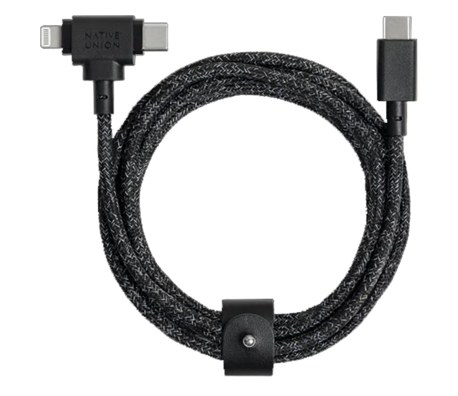 Native Union Belt Cable Duo USB-C – Lightning/USB-C cosmos