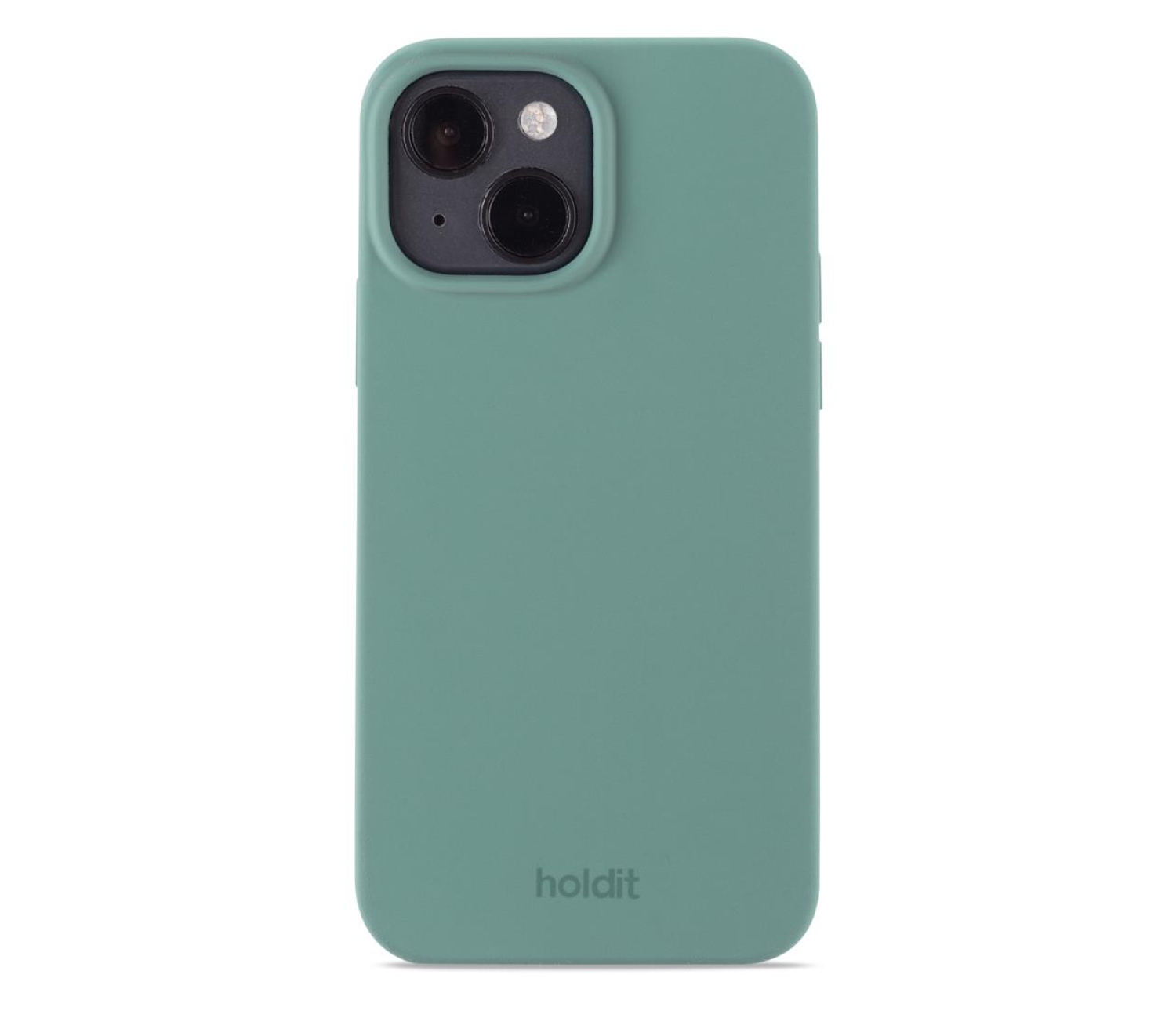 Holdit Silicone Case iPhone 15 Moss Green