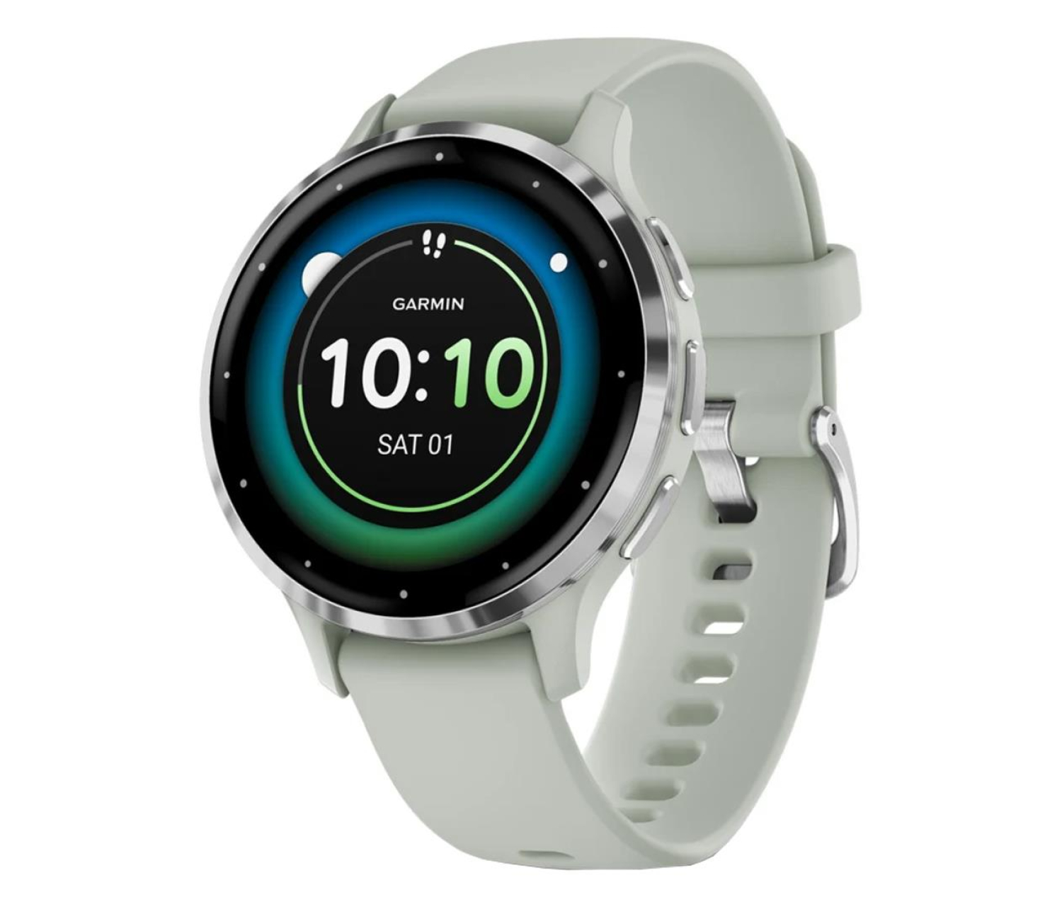 Zegarek sportowy Garmin Venu 3S AMOLED 41mm Sage Grey