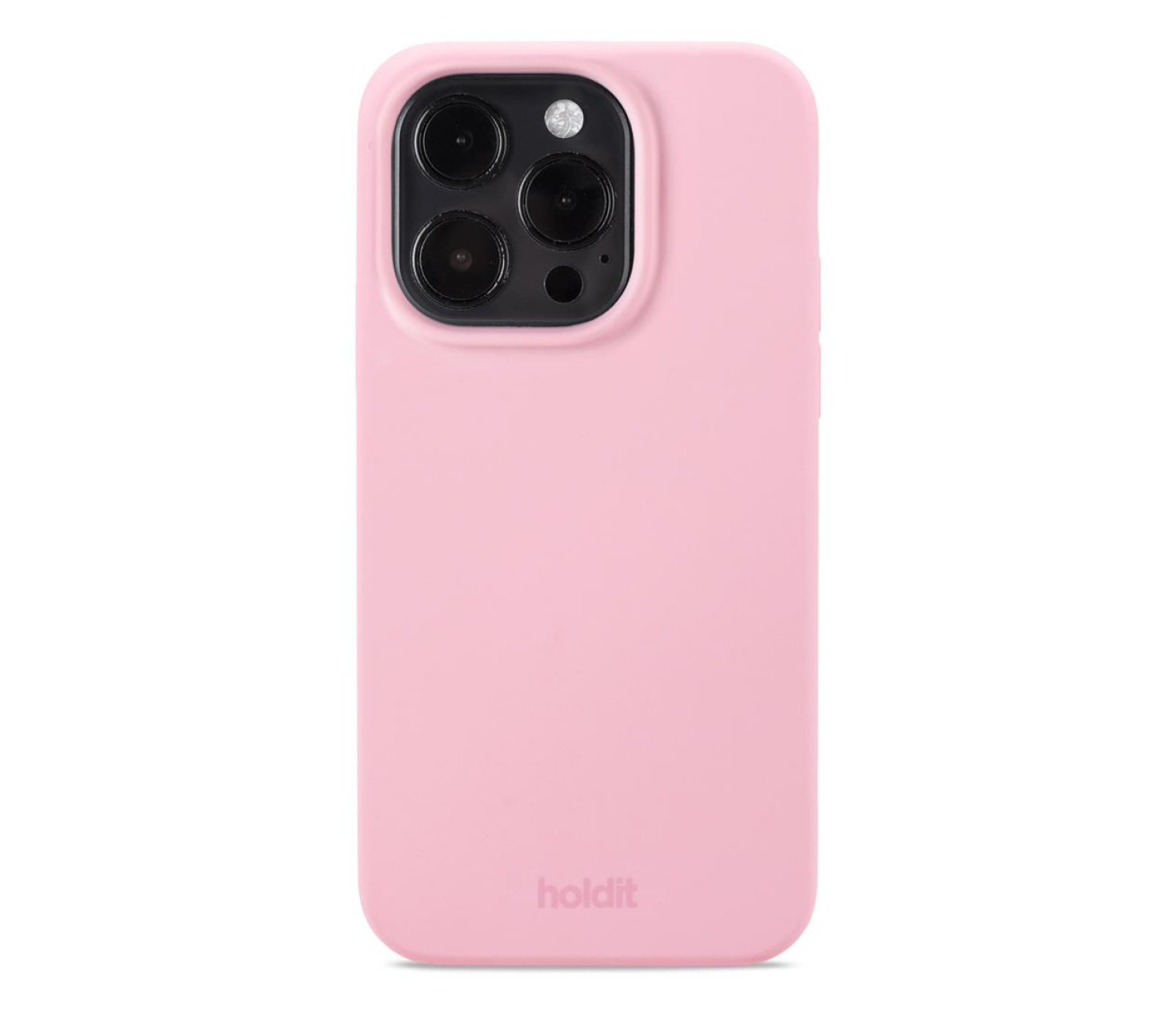 Holdit Silicone Case iPhone 15 Pro Pink