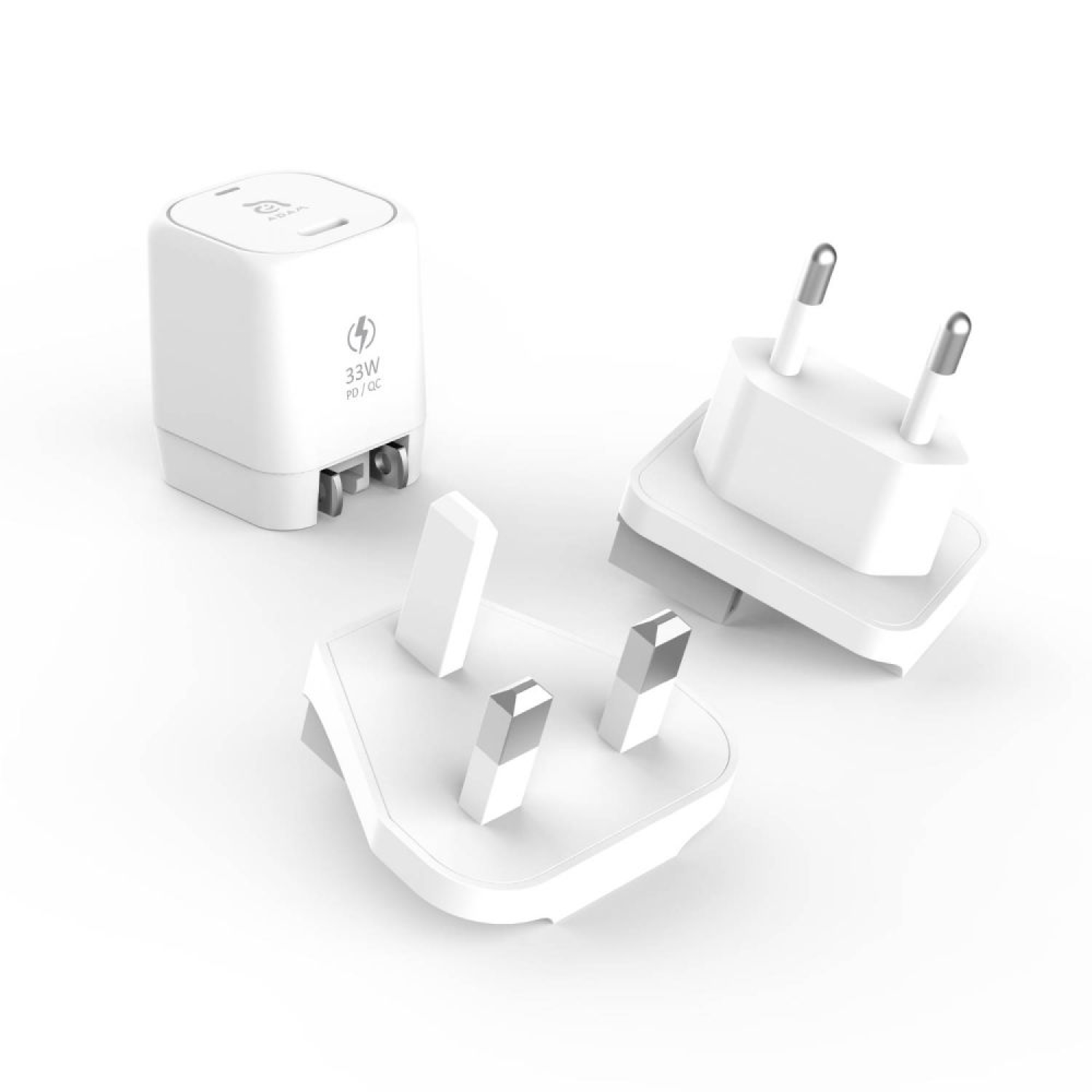 Adam Elements OMNIA P3 USB-C 33W Compact Wall Charger biały