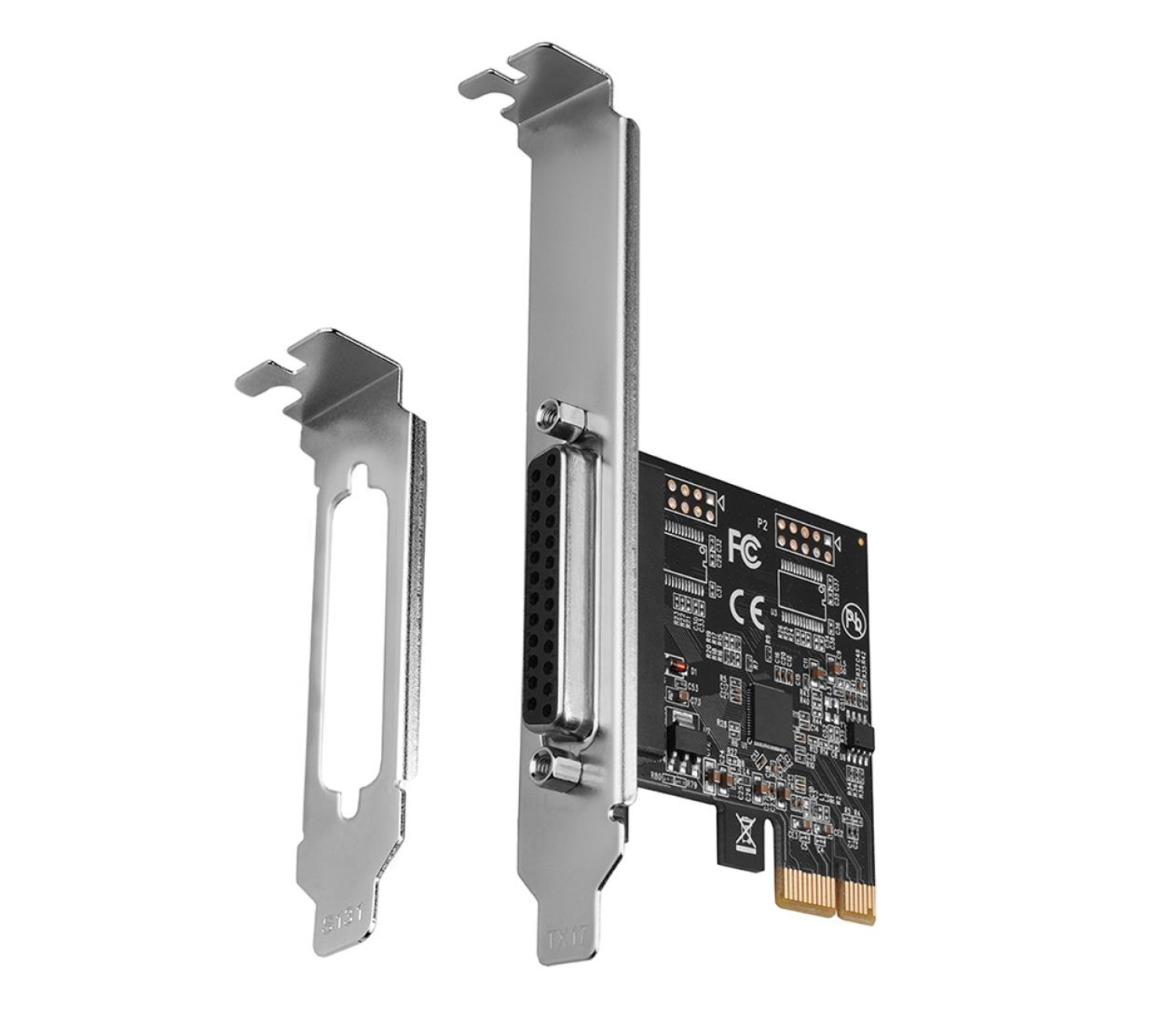 AXAGON PCEA-P1N Kontroler PCIe 1x port równoległy LPT, w zestawie SP & LP