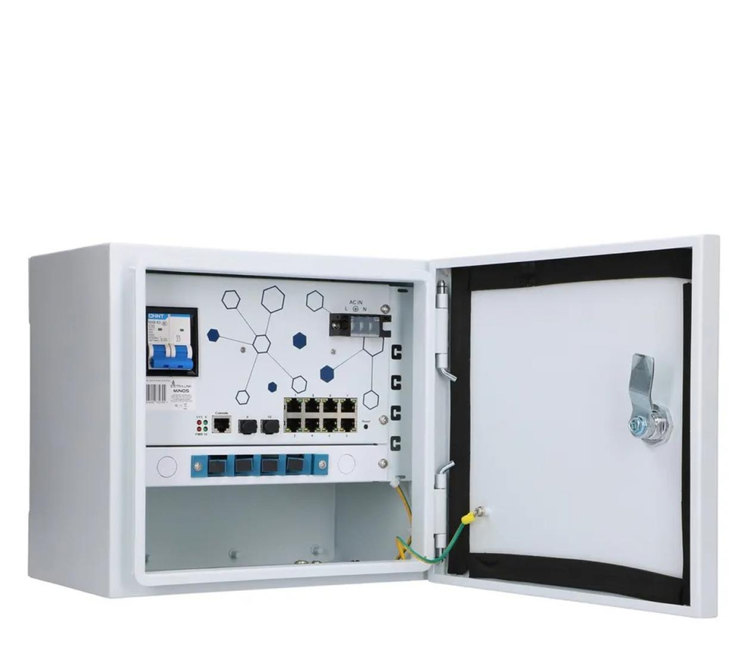 ExtraLink 10p Minos (8x10/100/1000Mbit PoE, 2xSFP)
