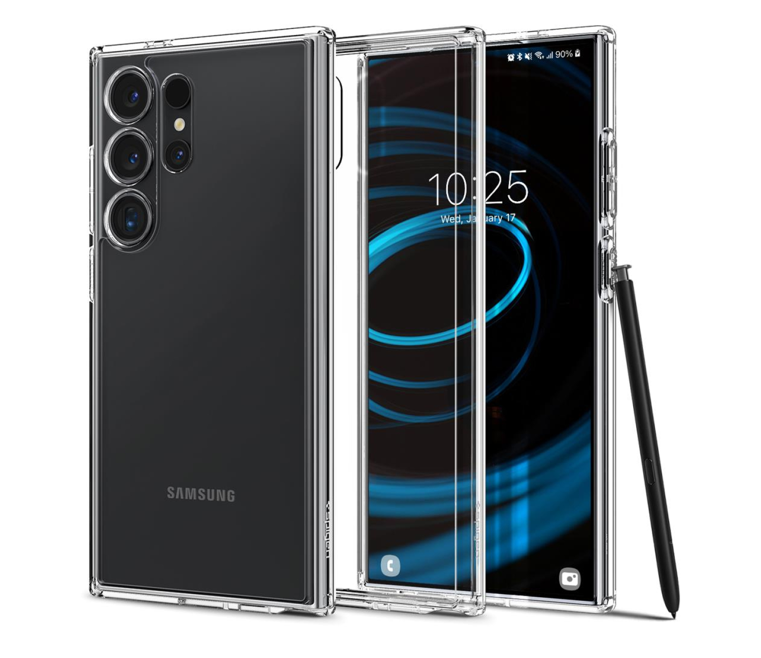 Spigen Ultra Hybrid do Samsung Galaxy S24 Ultra Crystal Clear