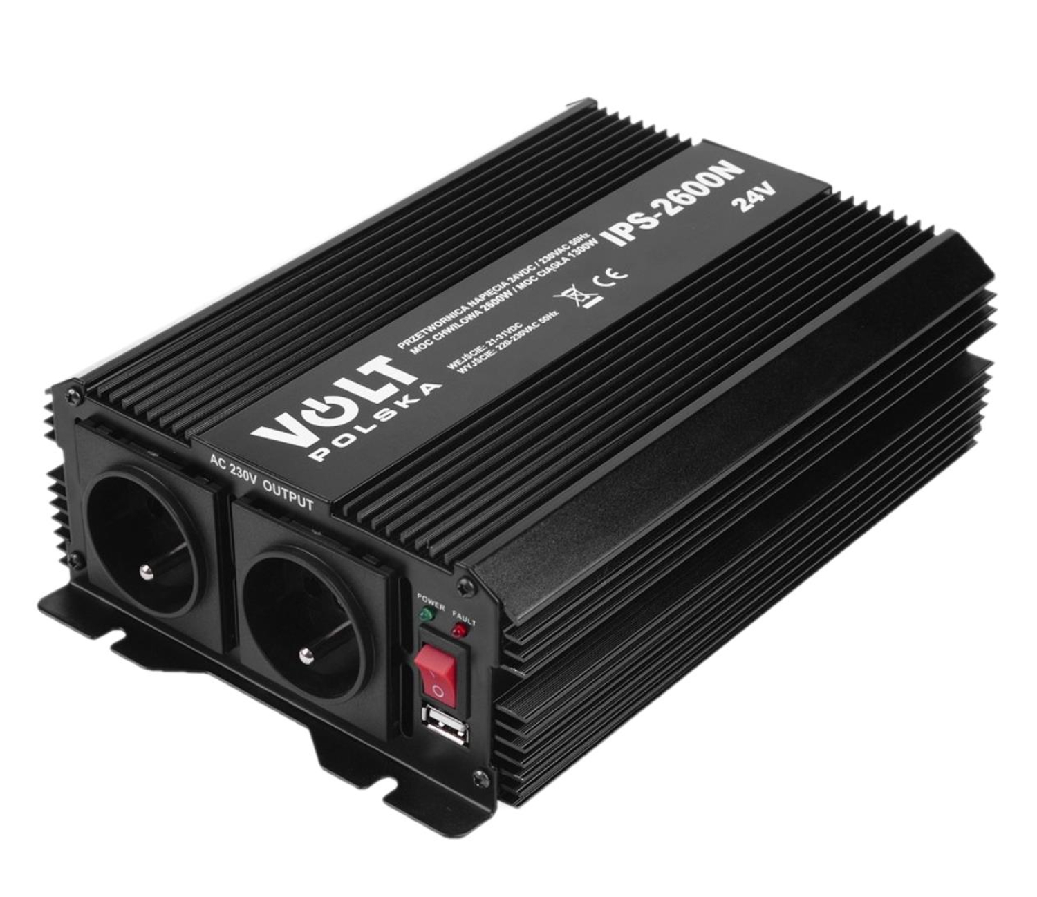 VOLT IPS 2600 N 24/230V (1300/2600W) + USB