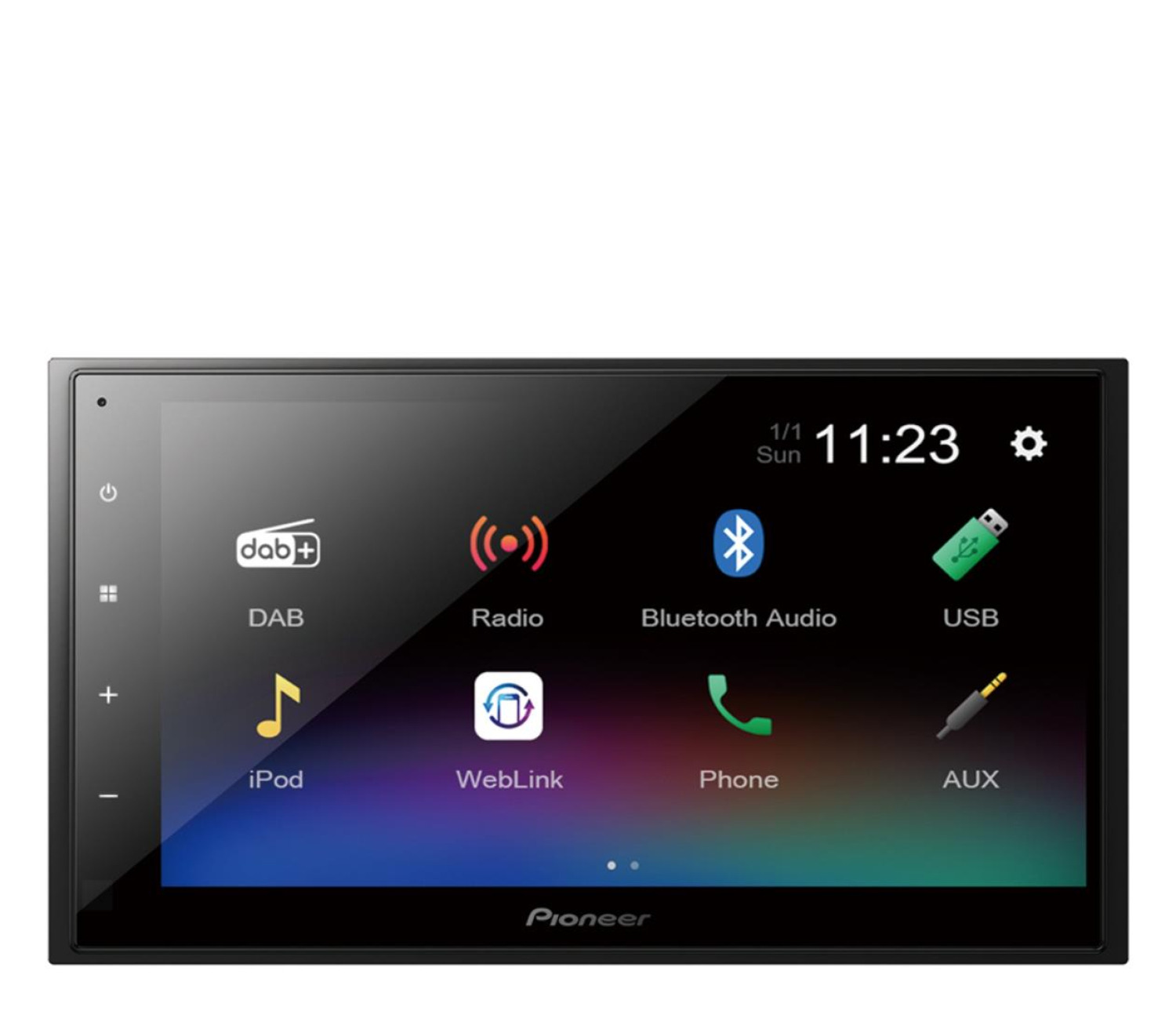 Pioneer DMH-A340DAB z USB 6,8" 4x50W Bluetooth