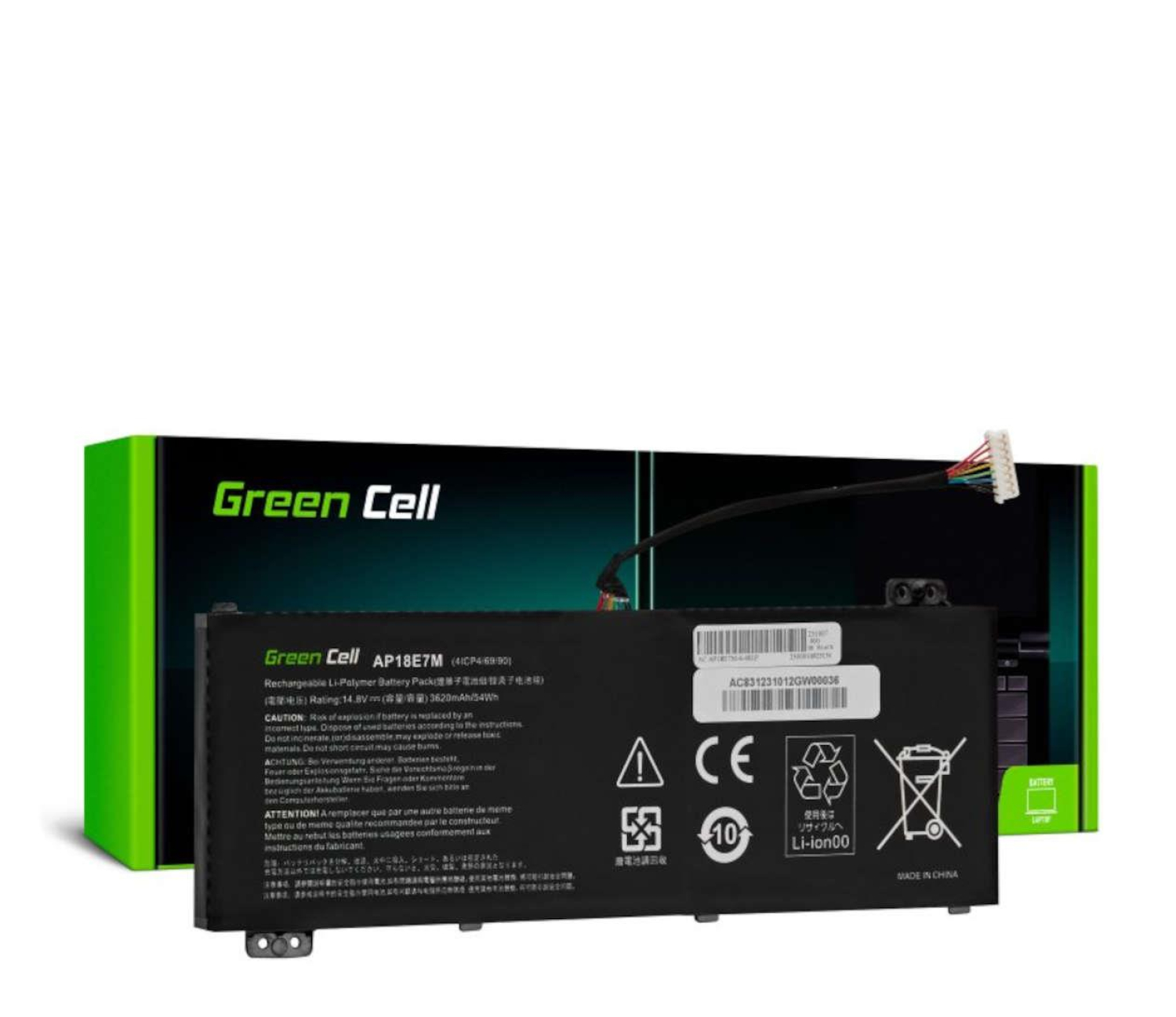 Green Cell AP18E7M AP18E8M do Acer Nitro 5