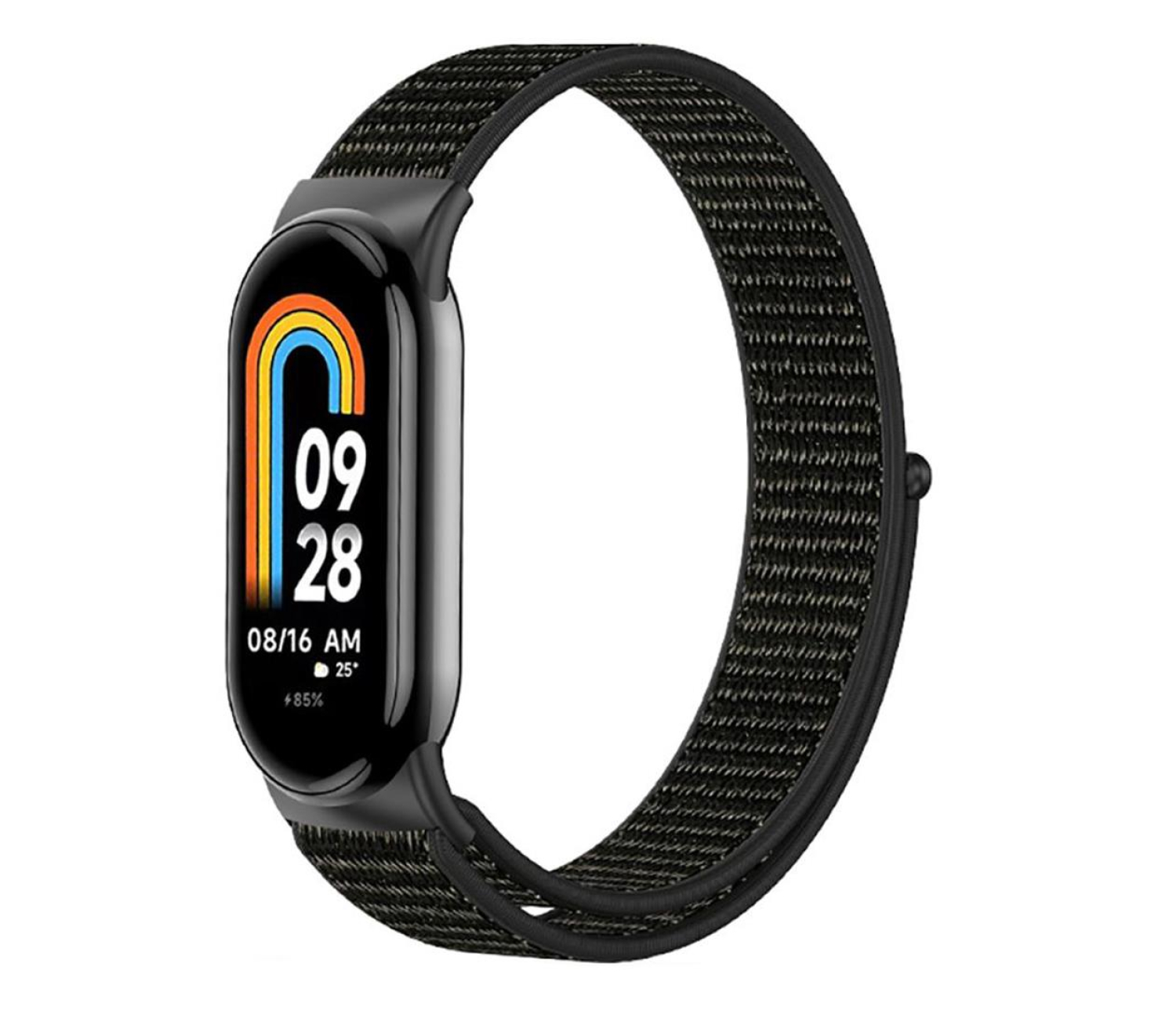 Tech-Protect Nylon do Xiaomi Mi Band 8 / 8 NFC / 9 / 10 black