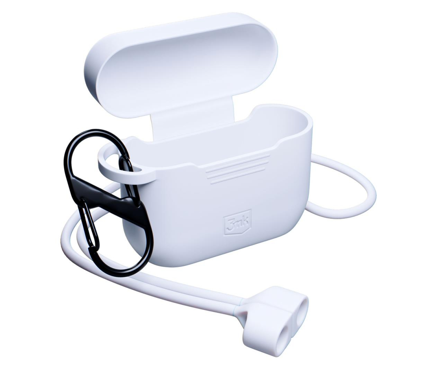 3mk Silicone AirPods Case White do AirPods