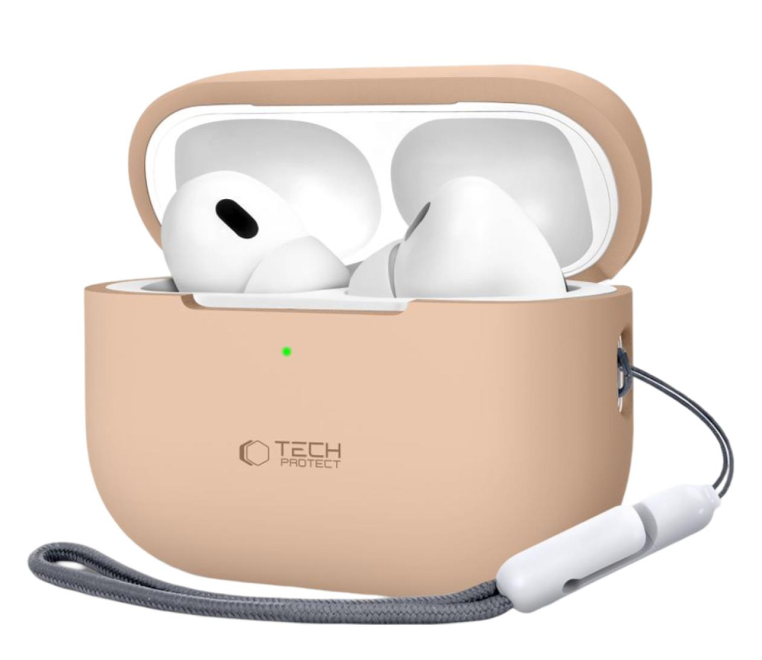 Tech-Protect Silicone do Apple Airpods Pro (1.|2. gen.) cafe latte