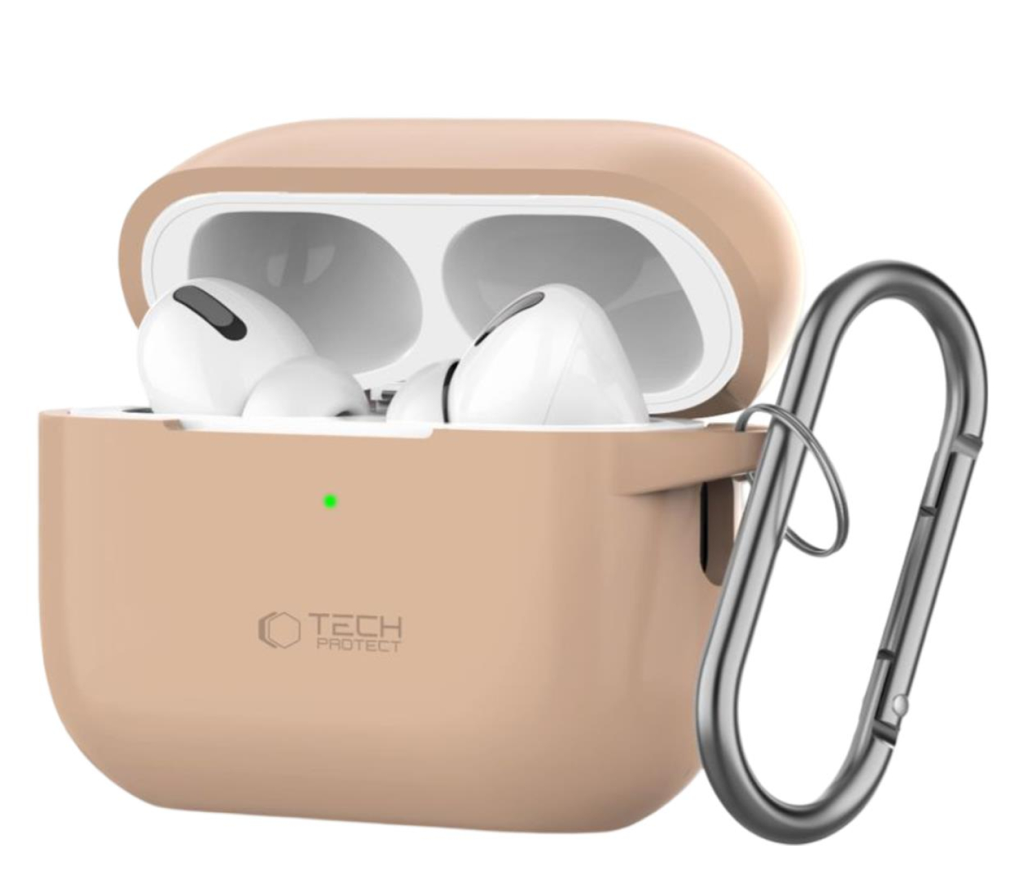 Tech-Protect Silicone Hook do Apple Airpods Pro (1.|2. gen.) cafe latte