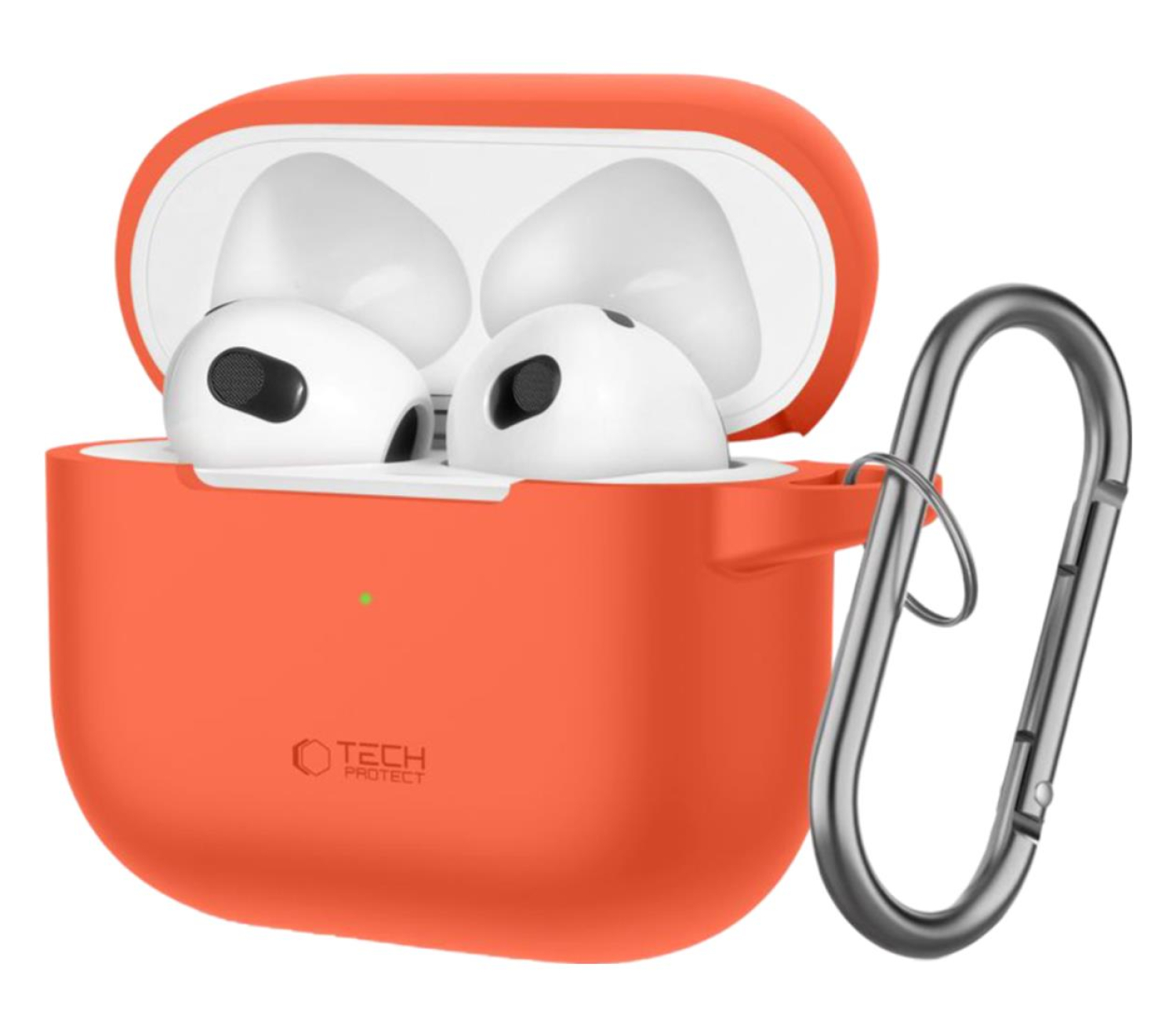 Tech-Protect Silicone Hook do Apple Airpods 3. generacji neon orange