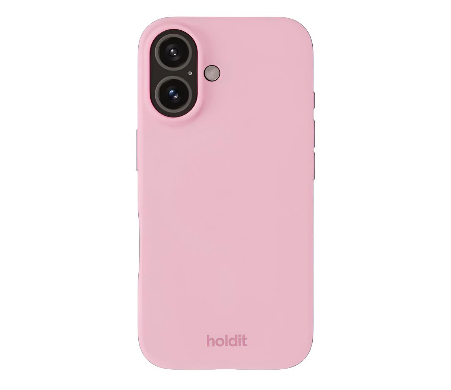 Holdit Silicone Case iPhone 16 Pink