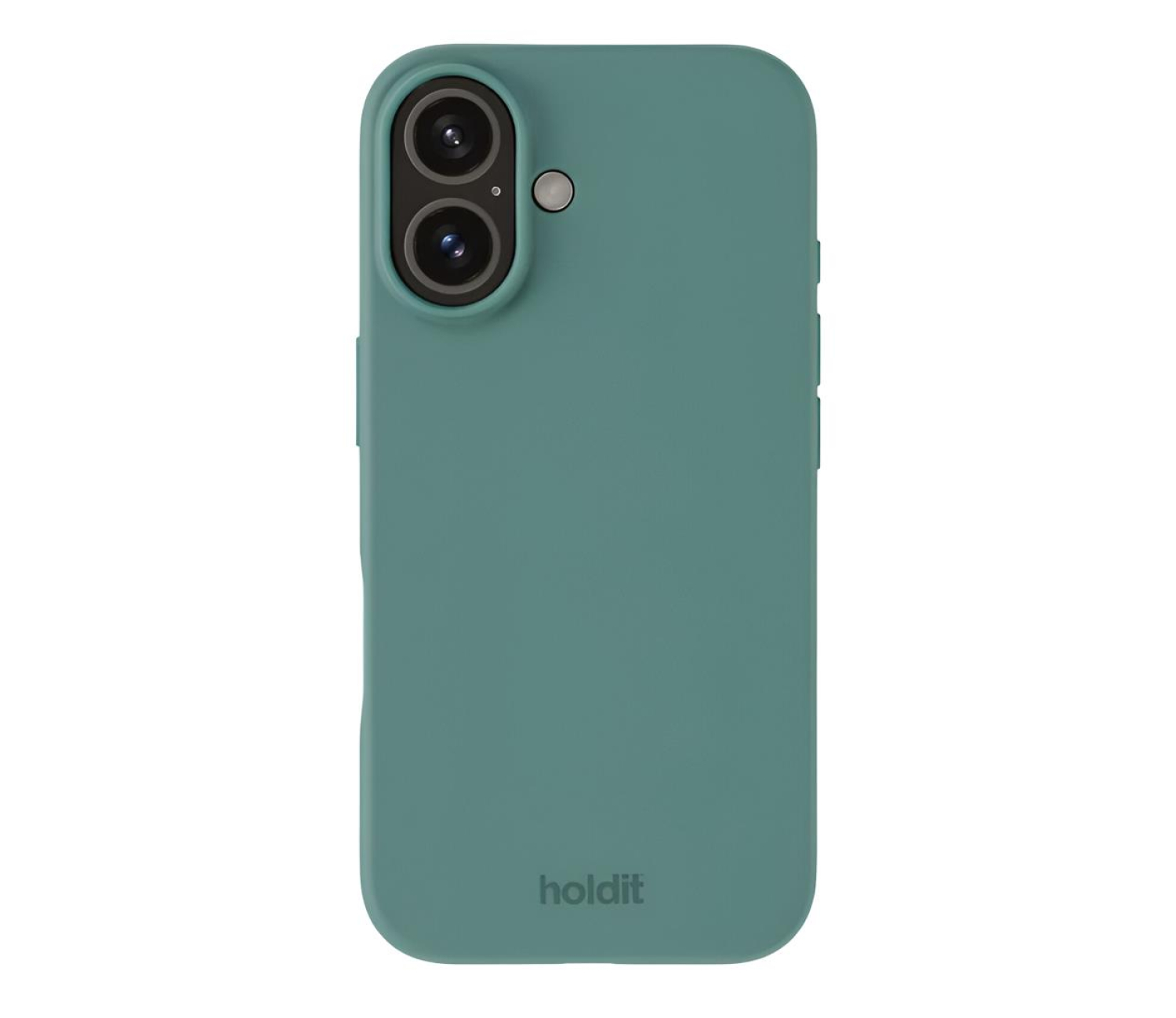 Holdit Silicone Case iPhone 16 Moss Green