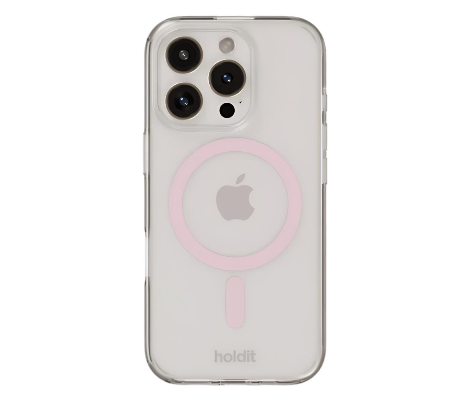 Holdit MagSafe Case iPhone 16 Pro Max Pink/Transparent