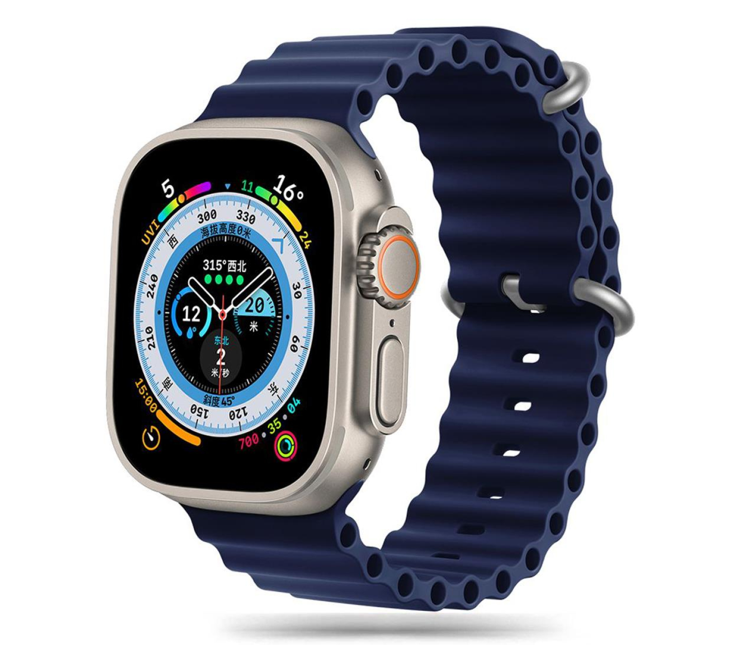 Tech-Protect Iconband Pro do Apple Watch 44/45/46/49 mm Midnight Blue