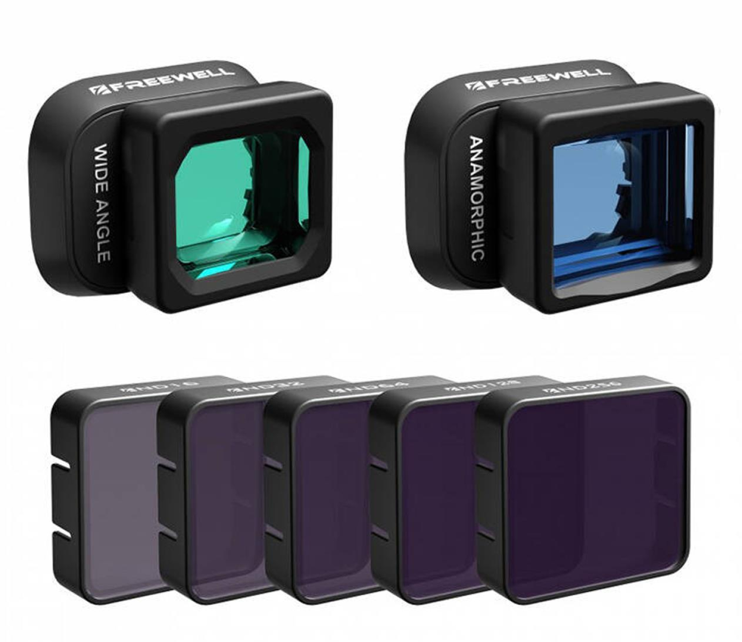 Freewell Wide Angle & Anamorphic Lens (ND) do DJI Mini 4 Pro
