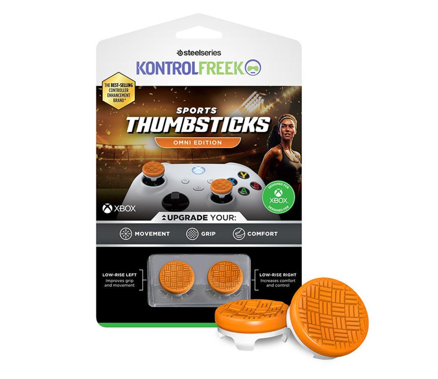 KontrolFreek Sports Omni Orange White Kit Xbox