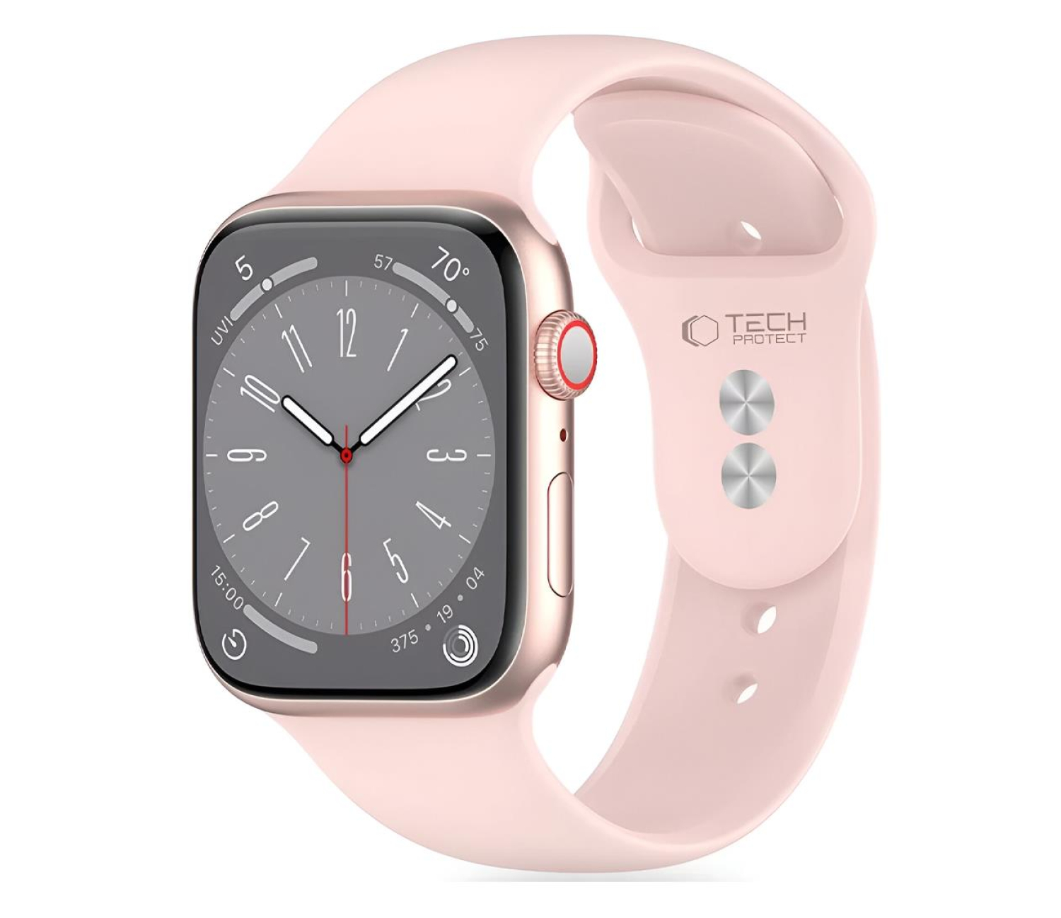Tech-Protect Silicone do Apple Watch 40/41/42 mm Light Pink