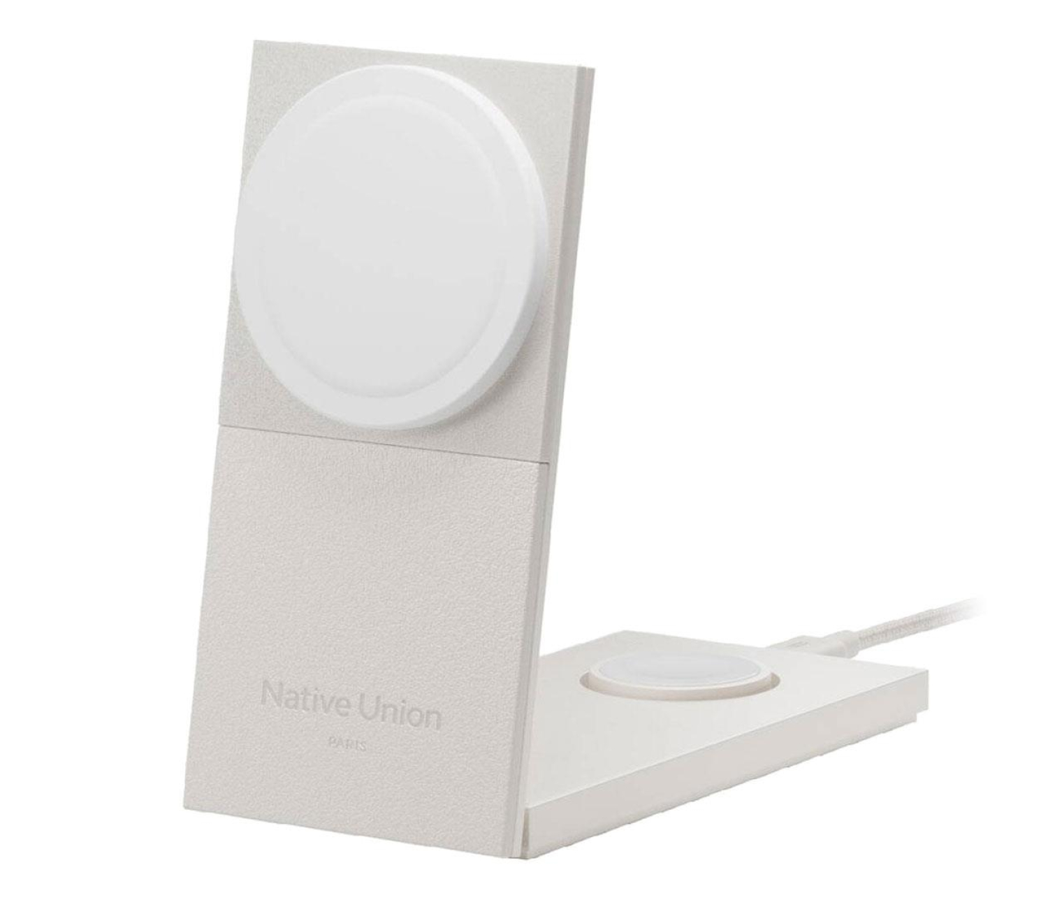 Native Union Rise 3-in-1 Qi2 wireless charger sandstone