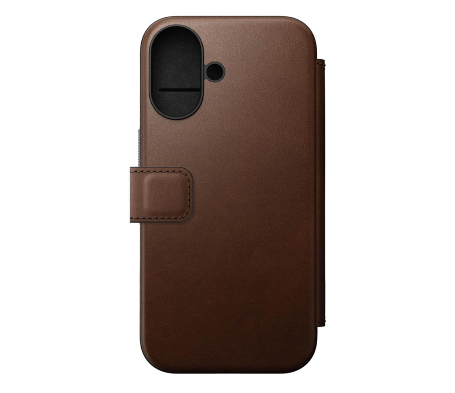 Nomad Modern Leather Folio do iPhone 16 brown