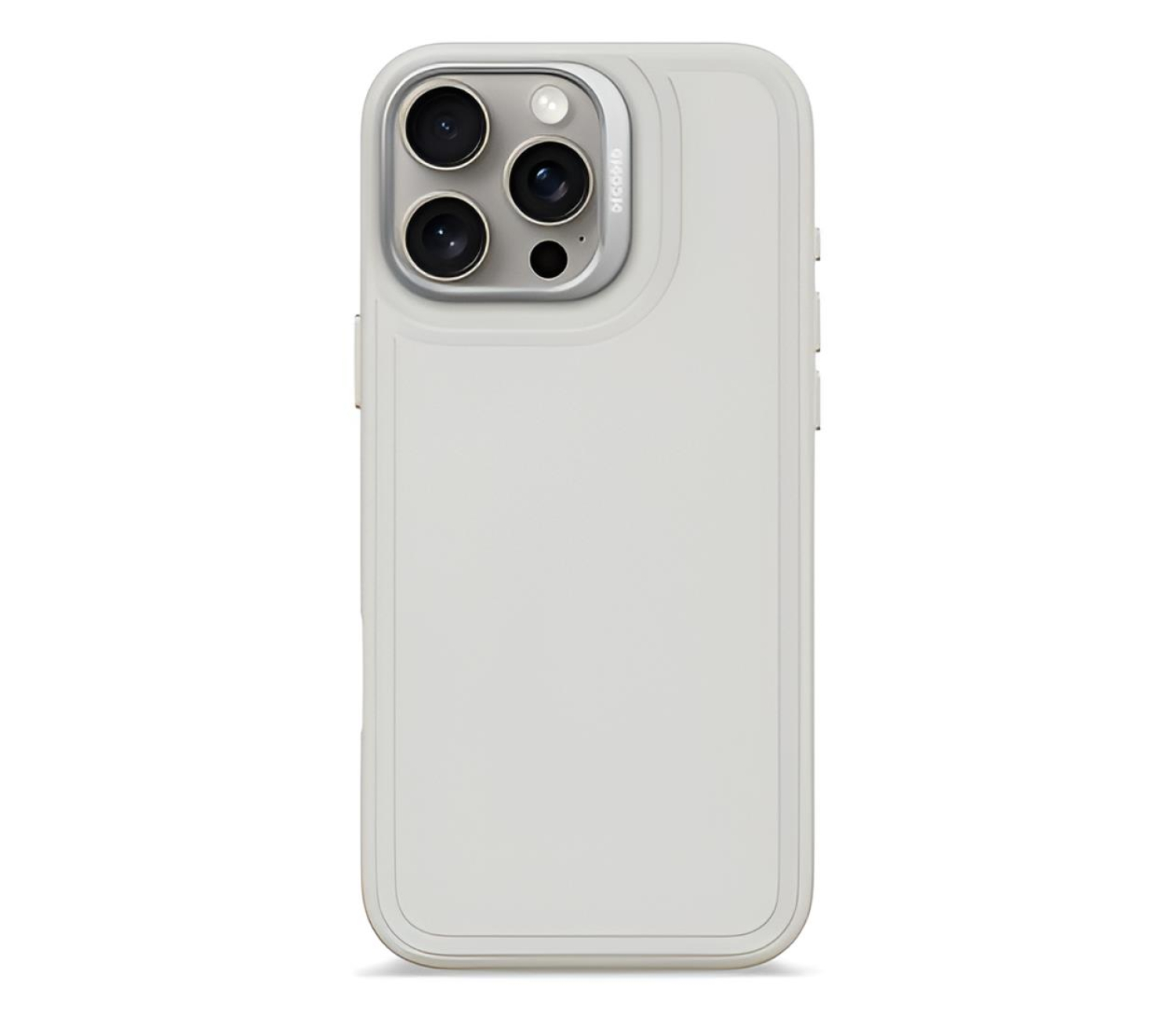 Decoded AntiMicrobial SiliconeStacks iPhone 16 Pro Max stone gray