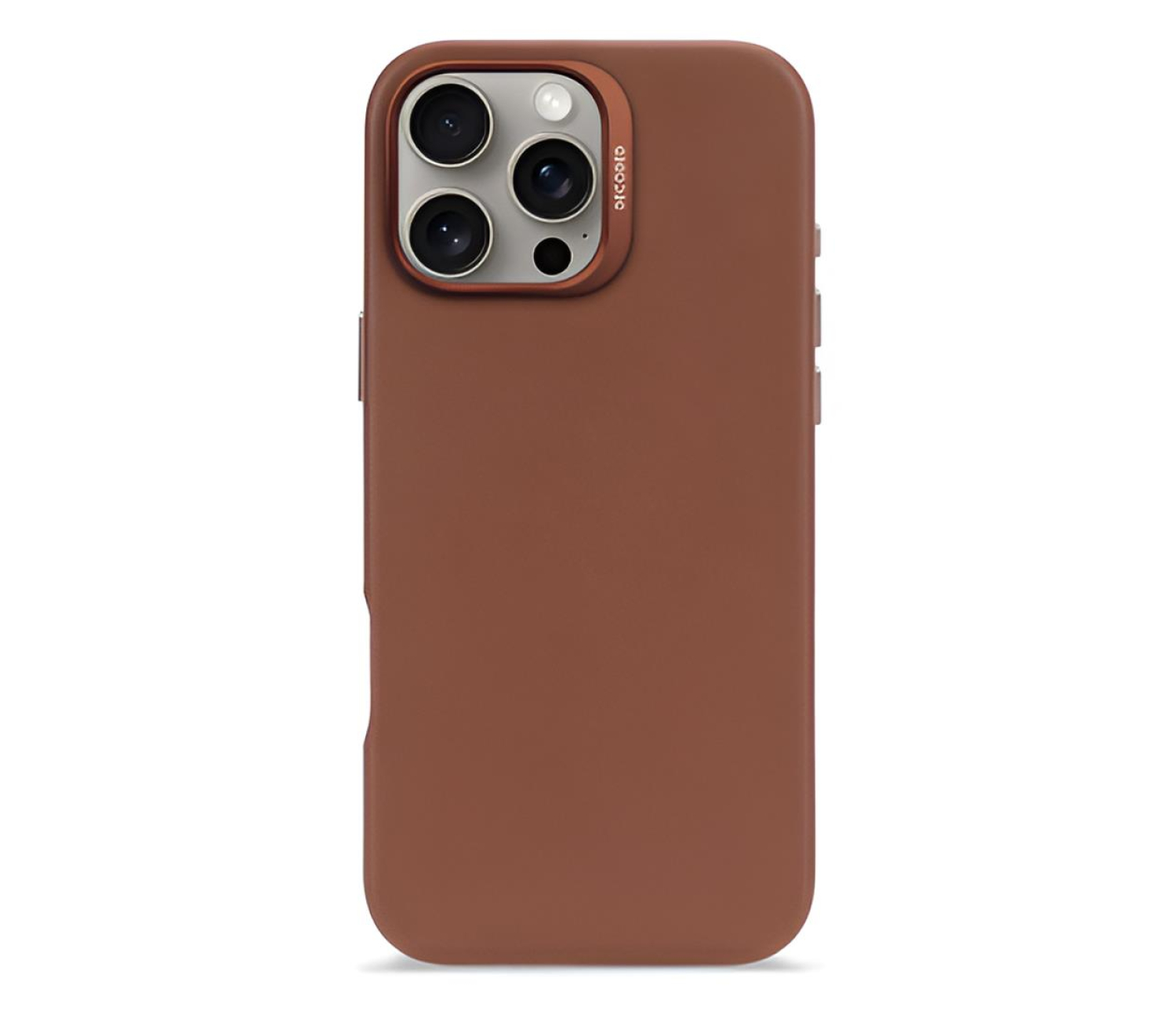 Decoded Leather Backcover iPhone 16 Pro Max MagSafe tan