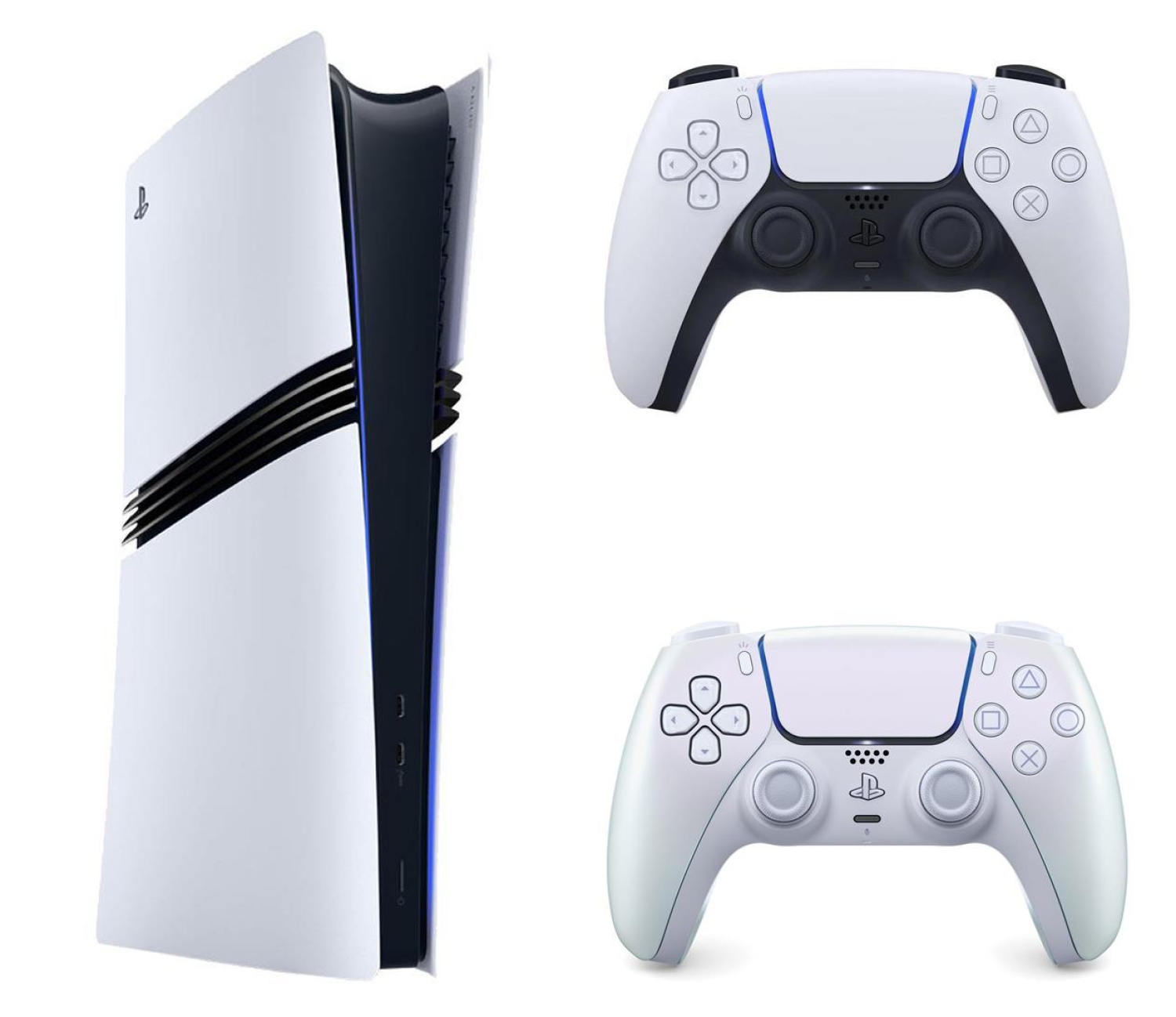 Sony PlayStation 5 Pro + DualSense - Chrome Pearl