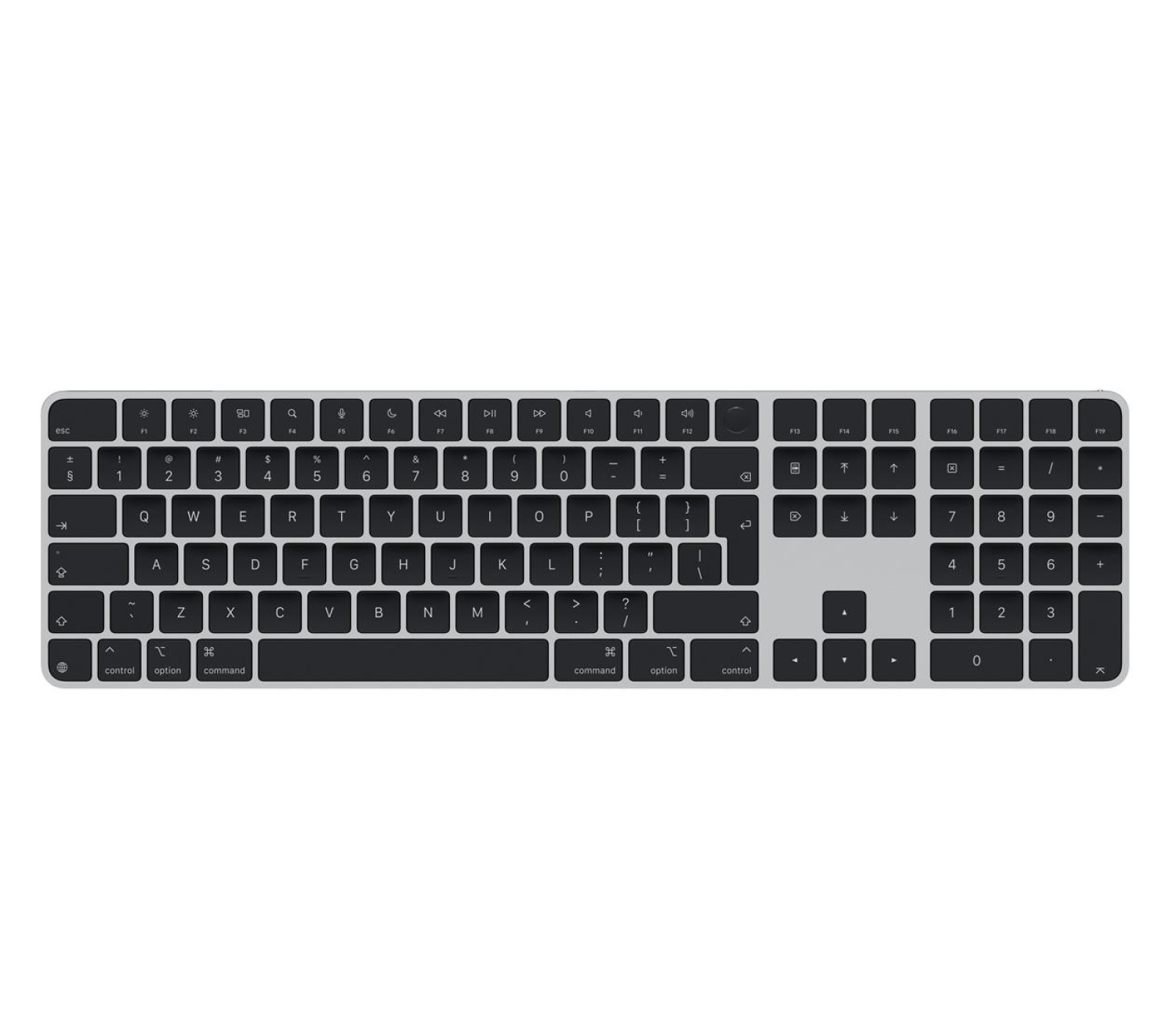 Apple Magic Keyboard Touch ID pole numeryczne US Int. czarny