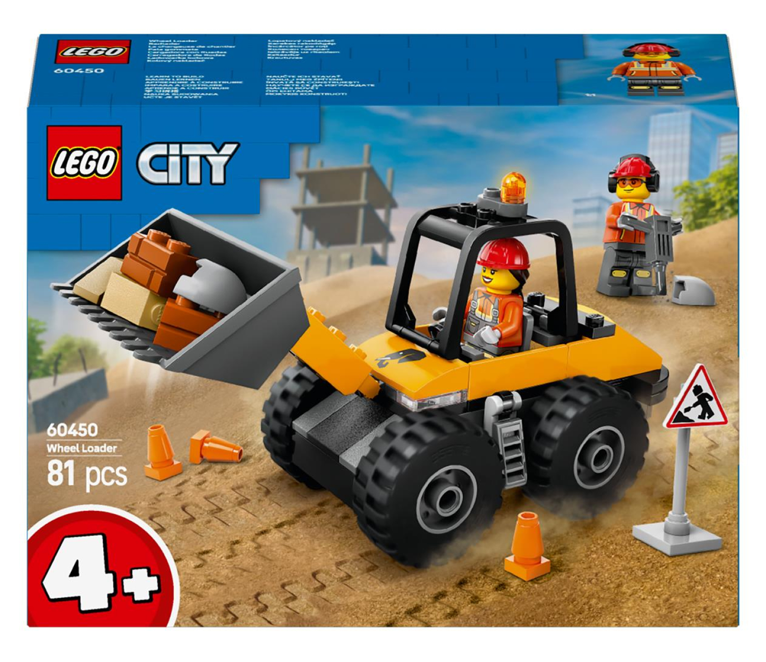 LEGO City 60450 Żółta ładowarka kołowa - odbiór za 0 zł we wszystkich salonach x-kom i Neonet