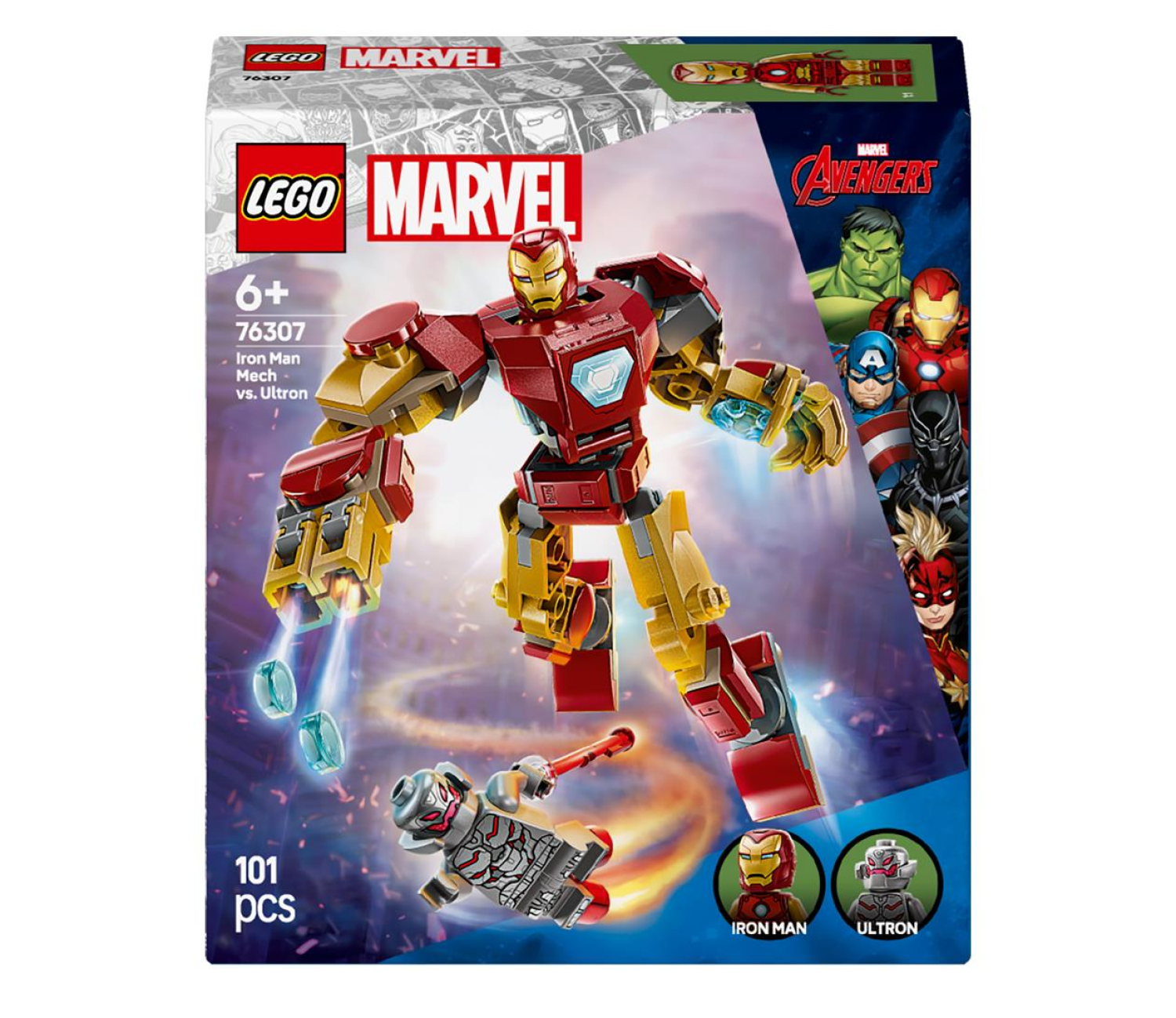 LEGO® MARVEL SUPER HEROES 76307 Mech Iron Mana kontra Ultron