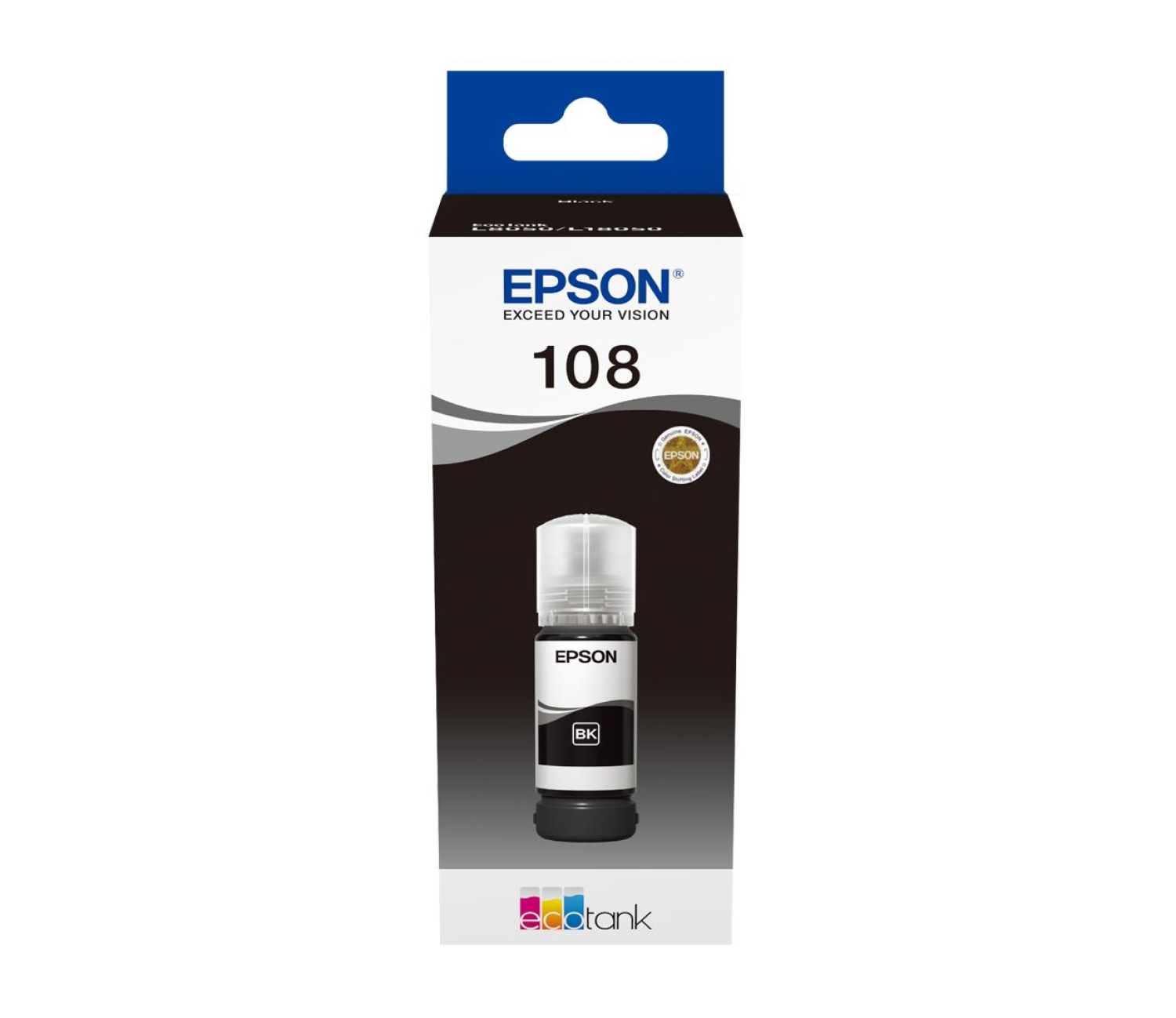 Epson EcoTank 108 Czarny 70 ml C13T09C14A