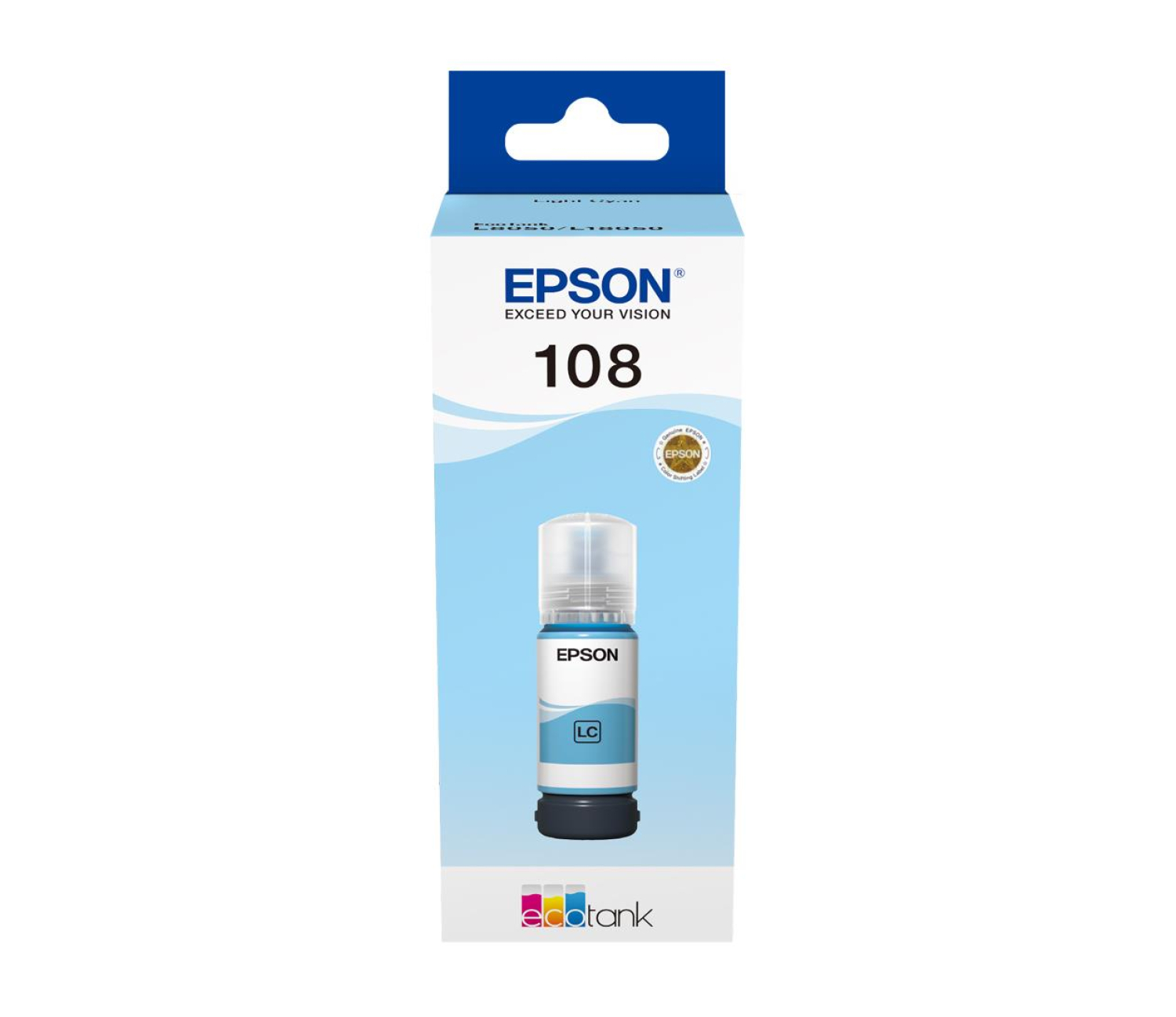 Epson EcoTank 108 Jasnobłękitny 70 ml C13T09C54A