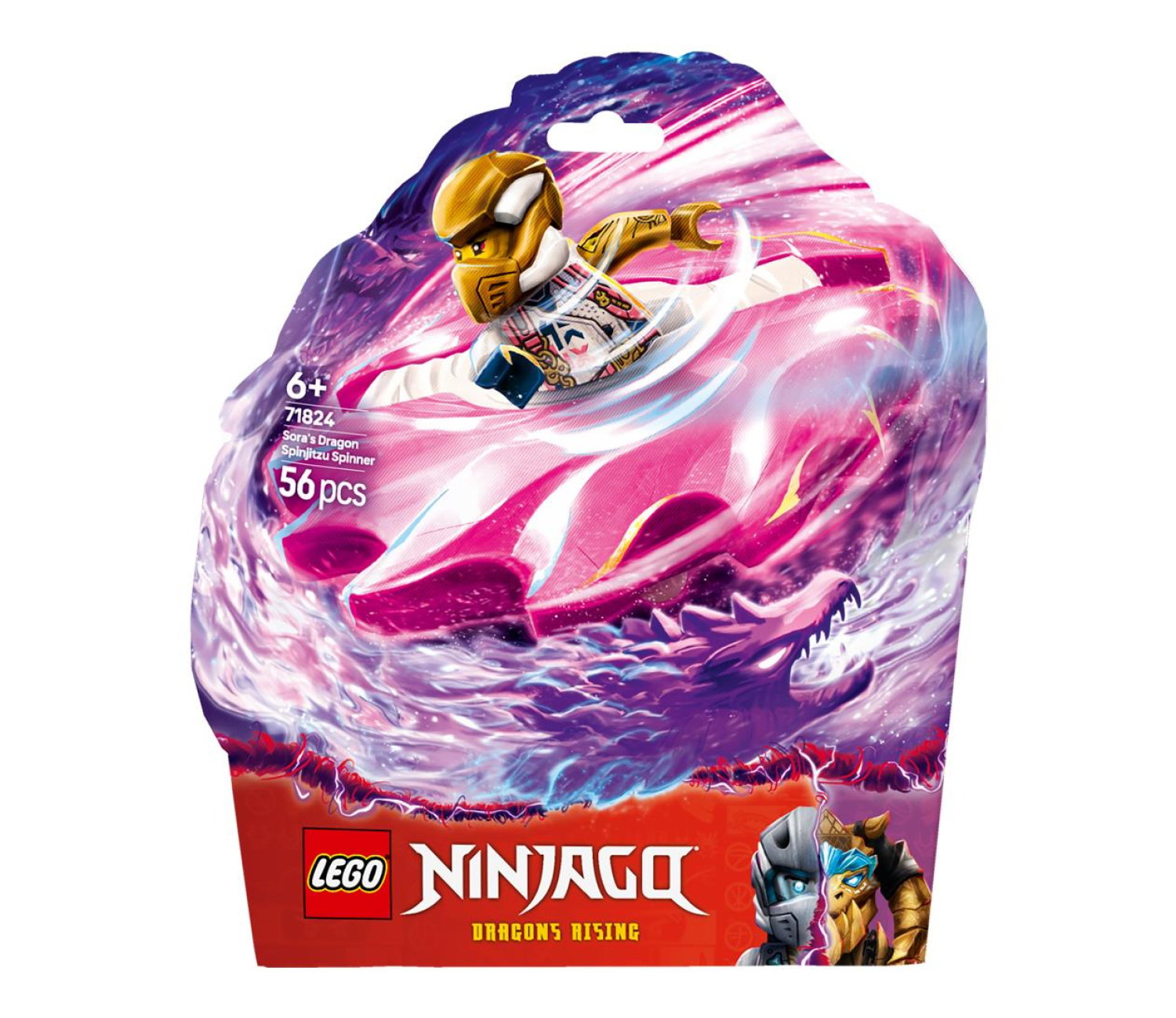 Klocki LEGO Ninjago Smoczy spinner Spinjitzu Sory (71824) Wielokolorowy
