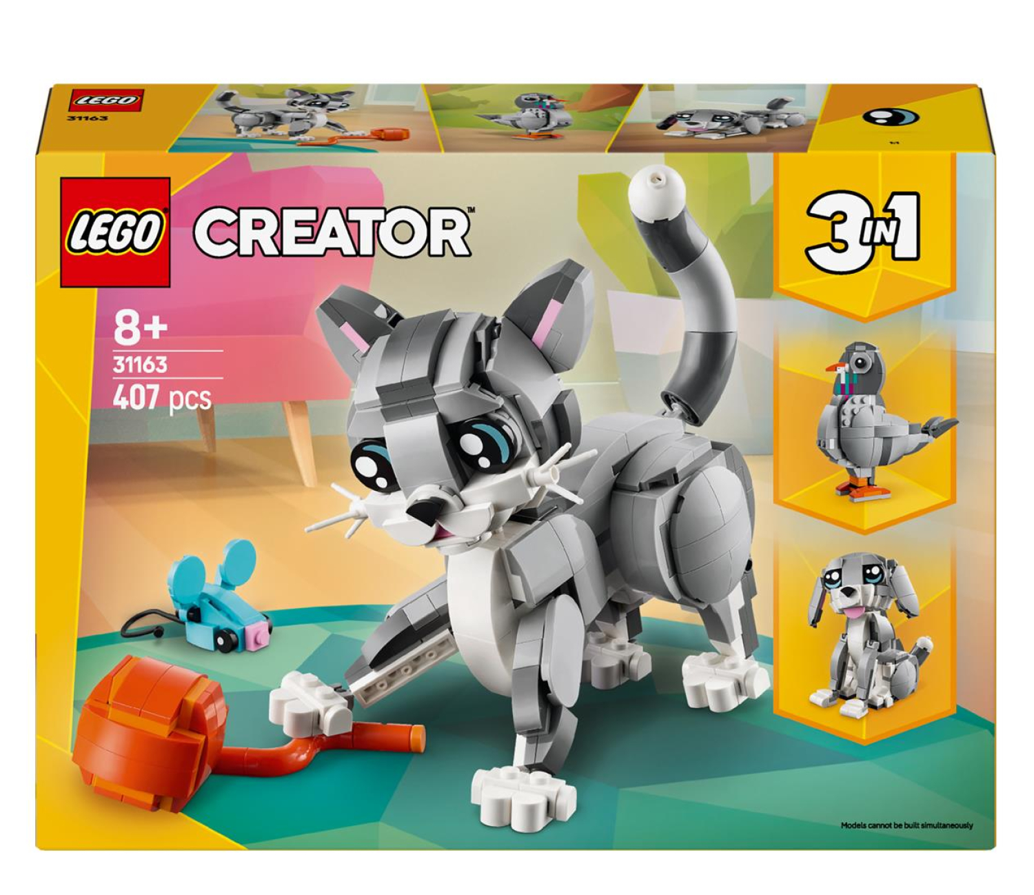 LEGO Creator 3 w 1 31163 Psotny kot - odbiór za 0 zł we wszystkich salonach x-kom i Neonet