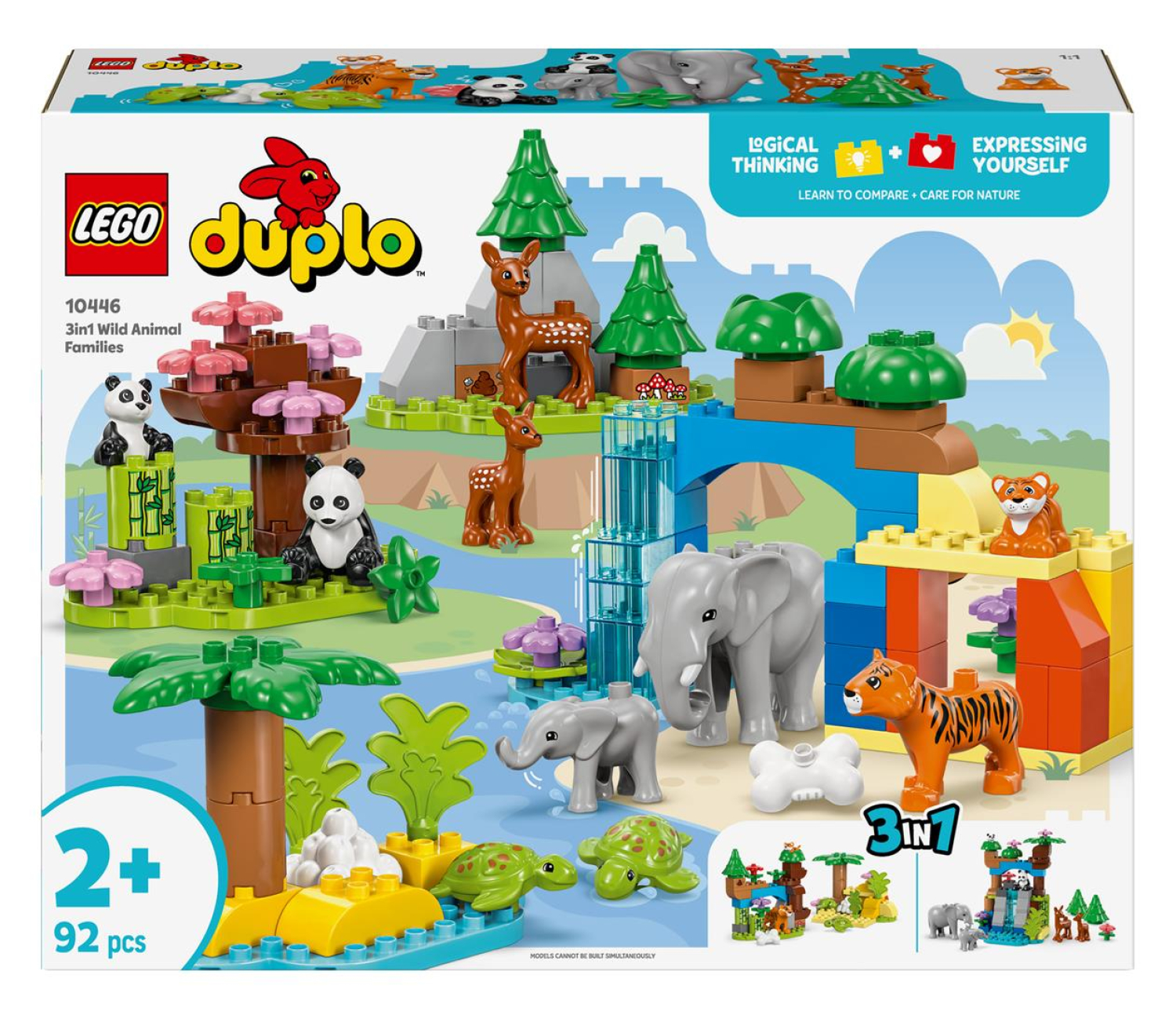 LEGO DUPLO 10446 Rodziny dzikich zwierząt 3 w 1 - odbiór za 0 zł we wszystkich salonach x-kom i Neonet