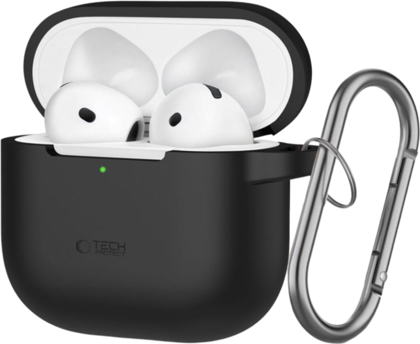 Tech-Protect Silicone Hook do Apple AirPods 4. generacji Black