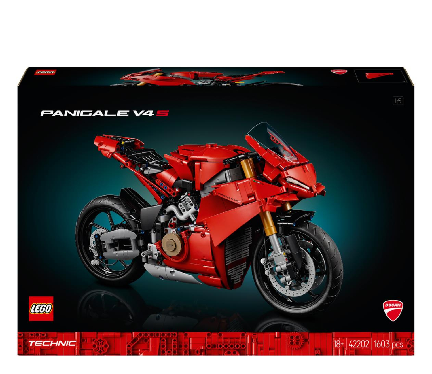 LEGO Technic 42202 Motocykl Ducati Panigale V4 S - odbiór za 0 zł we wszystkich salonach x-kom i Neonet