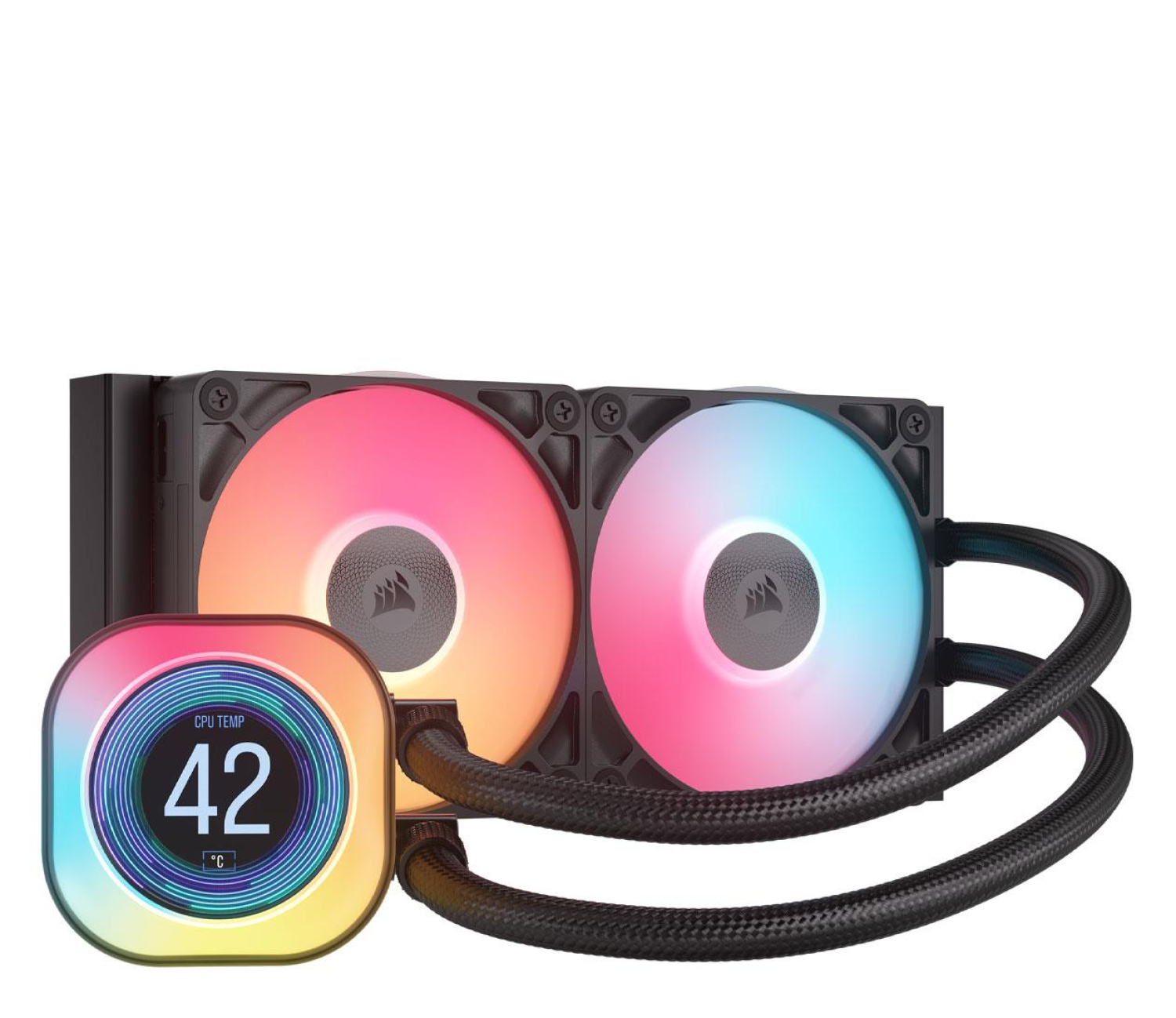 Corsair iCUE LINK TITAN 240 RX LCD 2x120mm