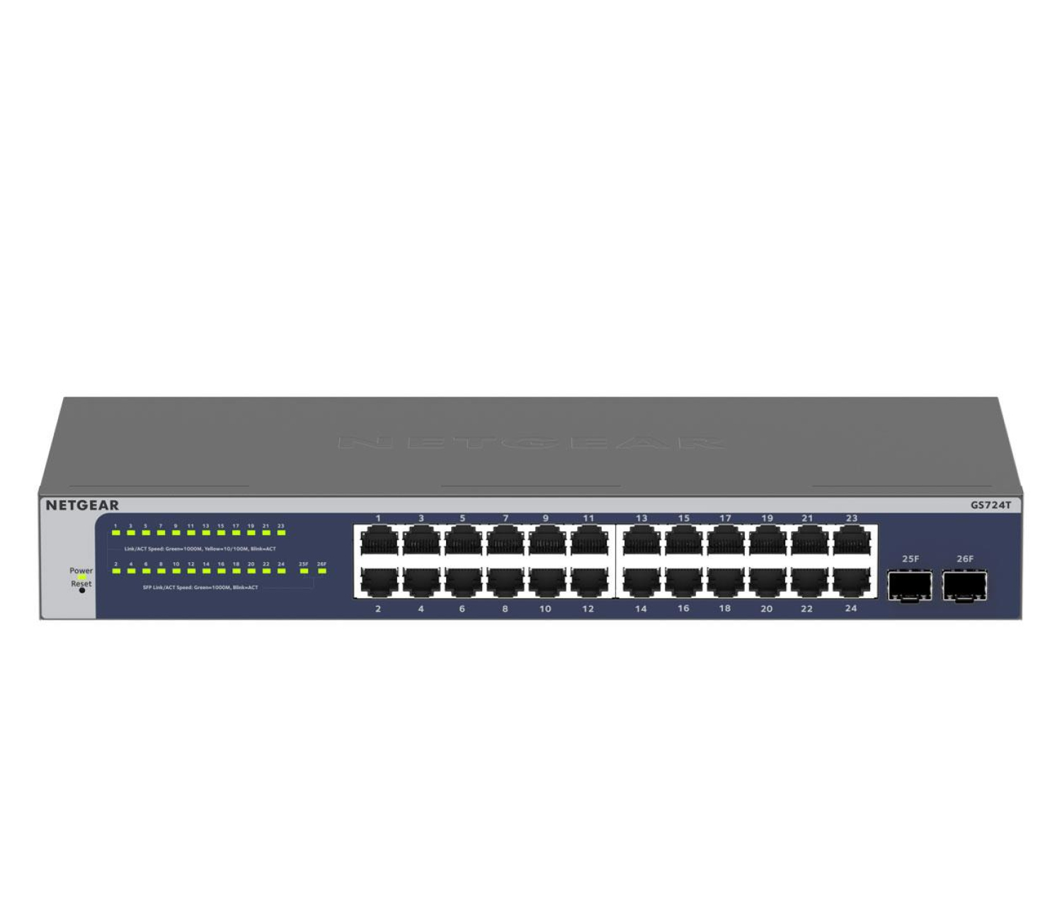 Netgear 26p GS724T (24x10/100/1000Mbit 2xSFP+)