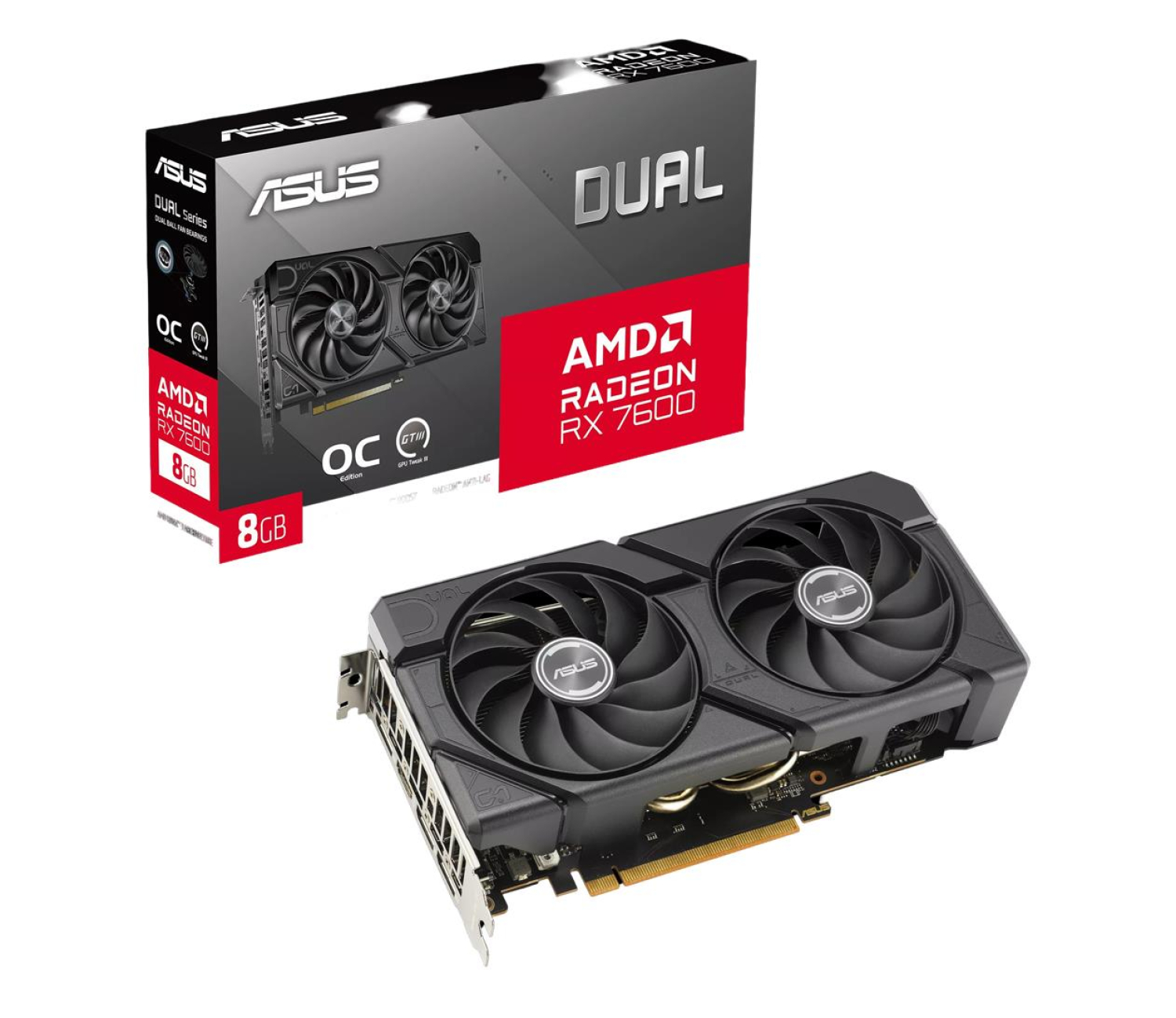 ASUS Radeon RX 7600 DUAL EVO OC 8GB GDDR6