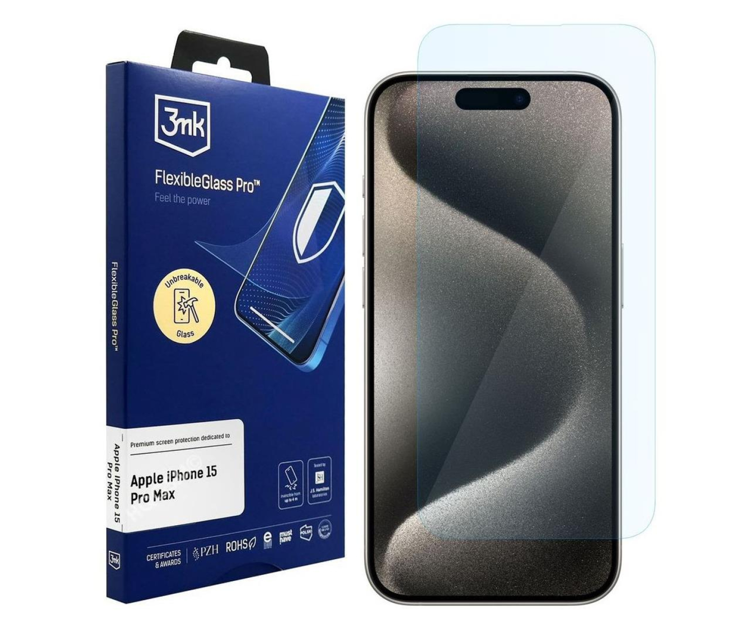 3mk Flexible Glass Pro do iPhone 15 Pro Max