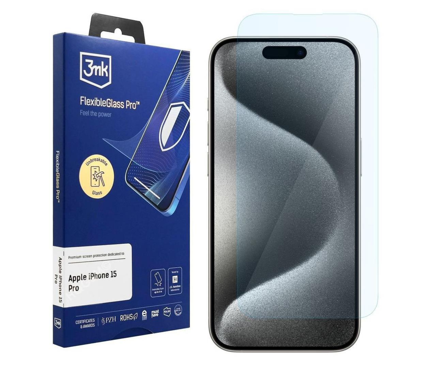 3mk Flexible Glass Pro do iPhone 15 Pro