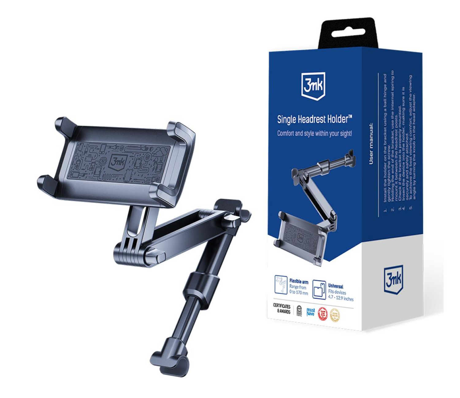 3mk Single Headrest Holder