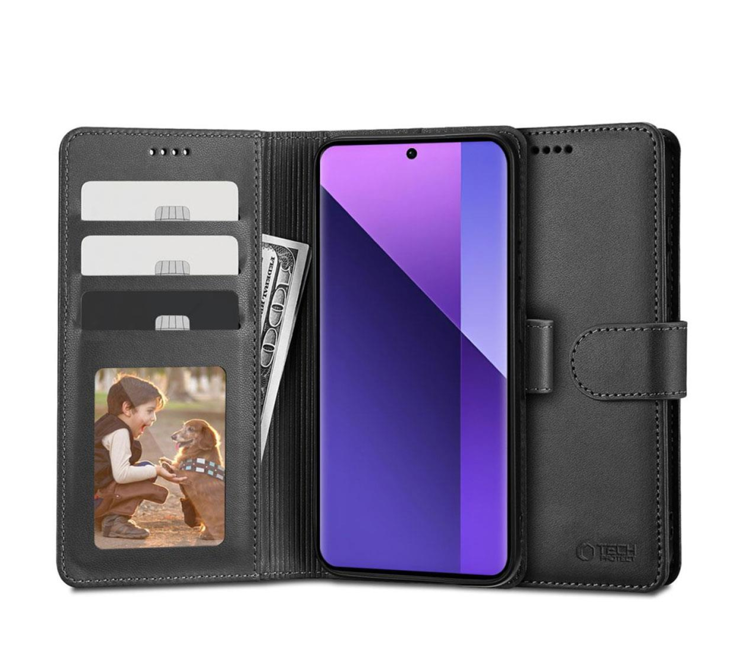 Tech-Protect Wallet do Xiaomi Redmi Note 13 Pro+ 5G black