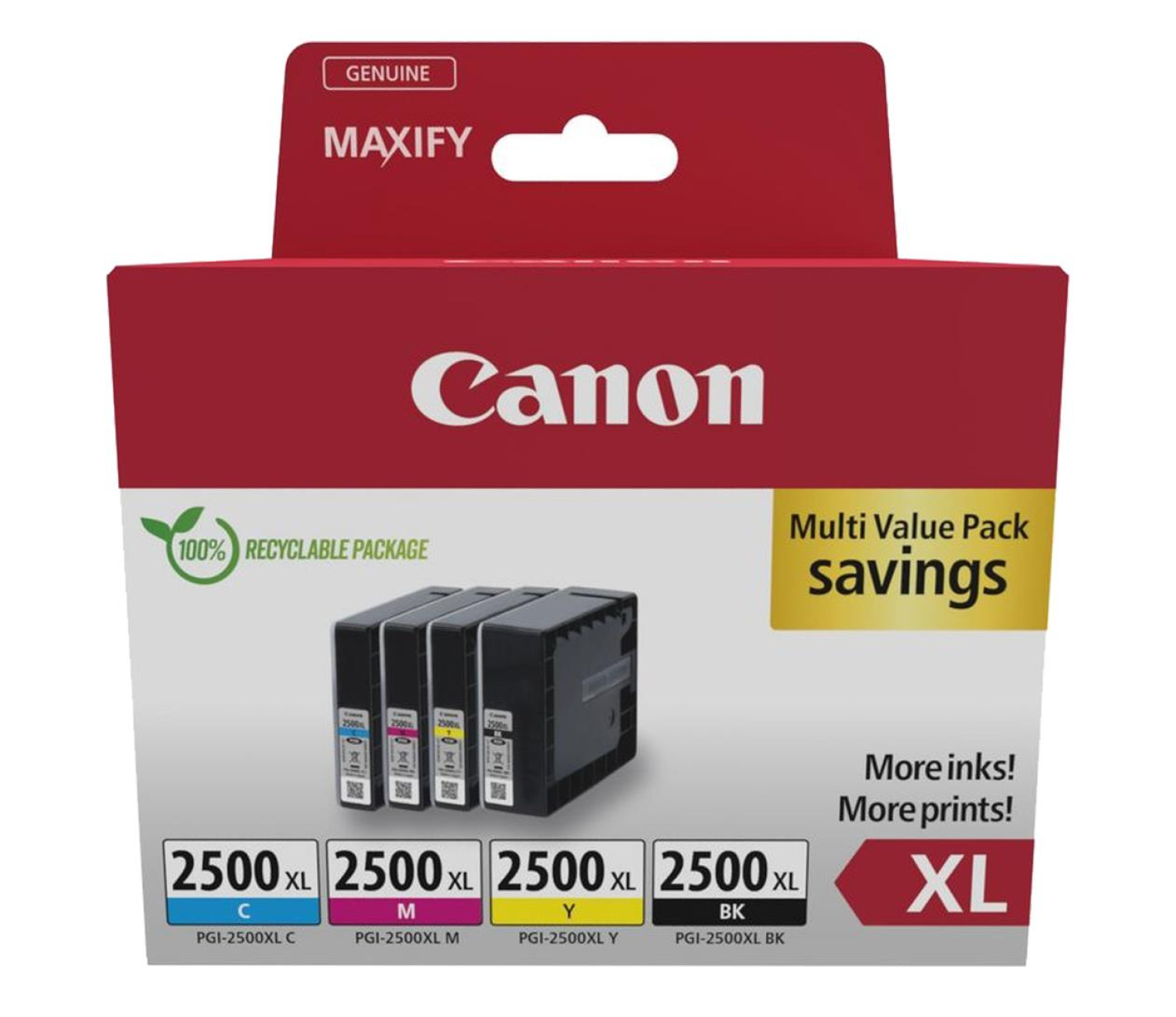 Canon Zestaw 4 tuszów PGI-2500XL CMYK