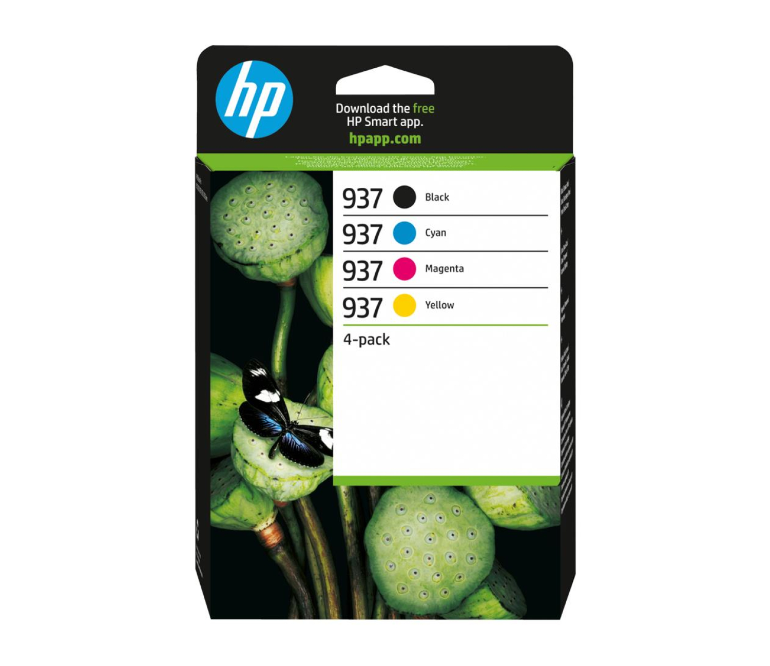 HP Zestaw 4 tuszów 937 CMYK Instant Ink