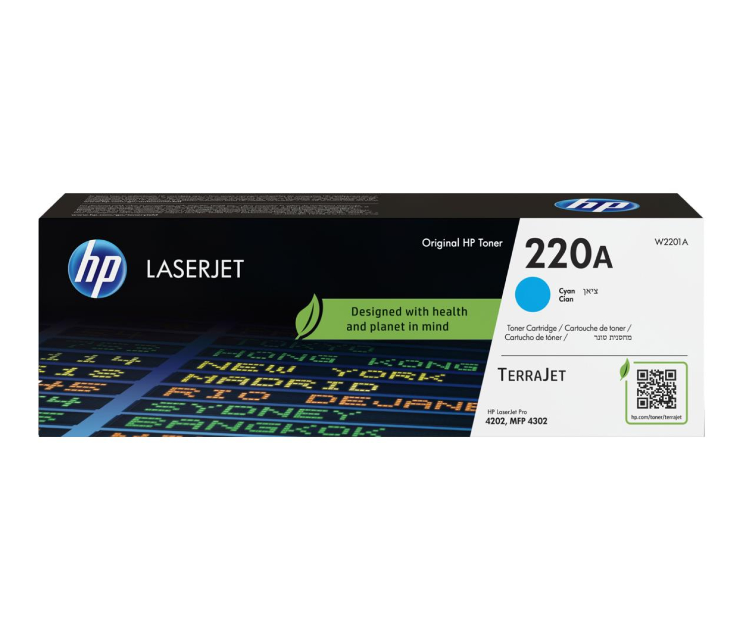HP 220A cyan do 1800 str.