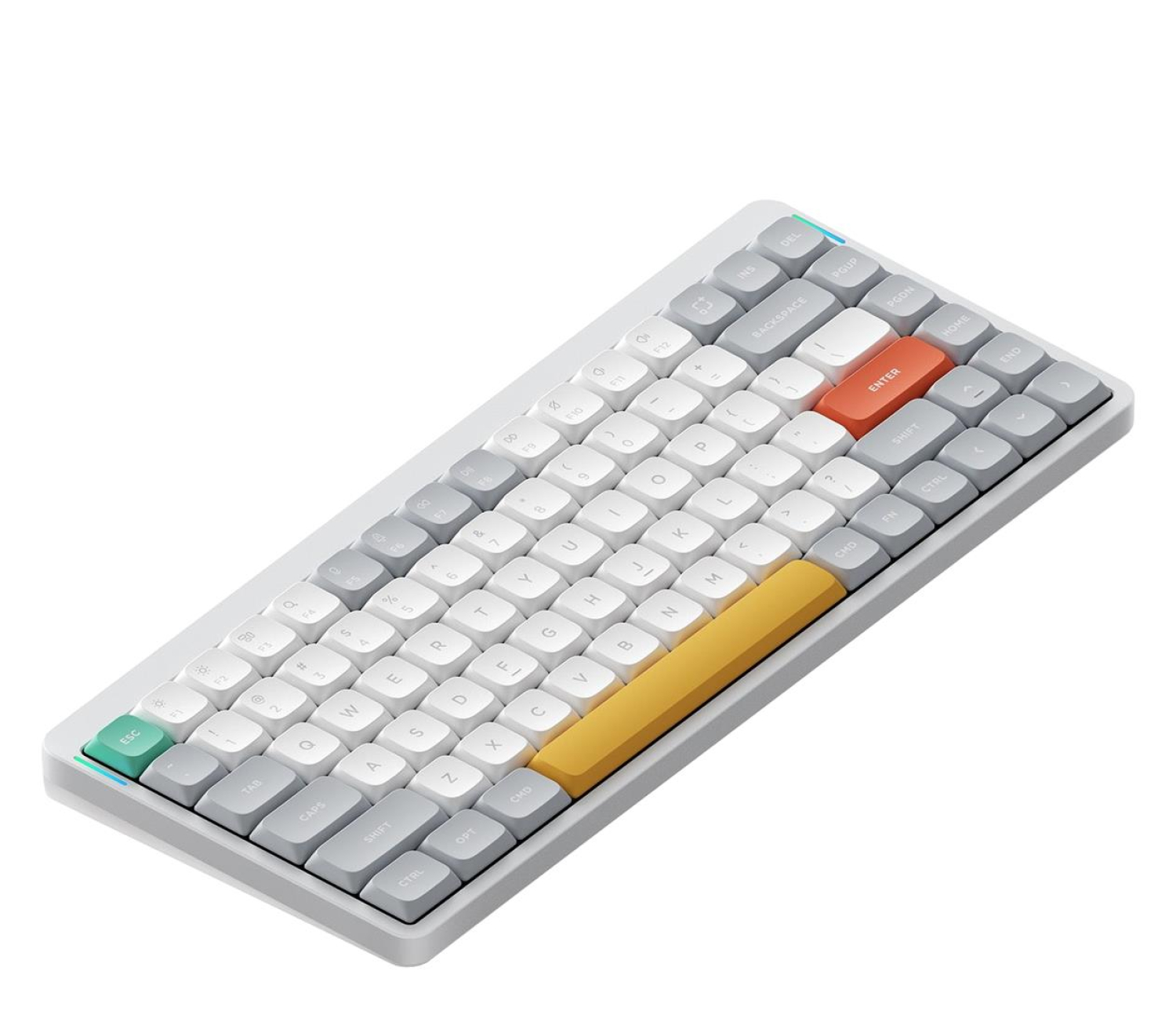 NuPhy Air75 V2 Ionic White Brown