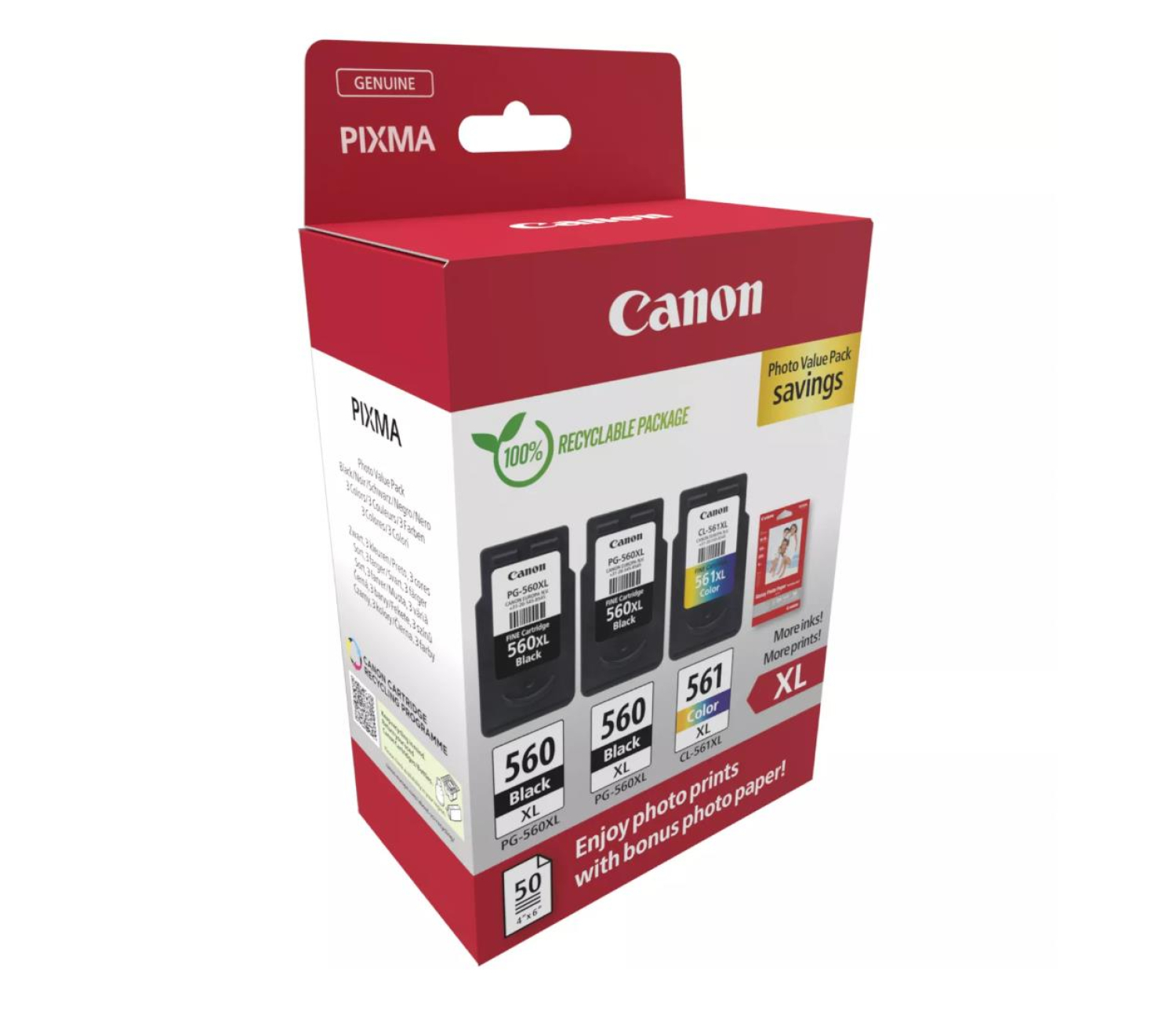 Canon Tusz PG-560XLx2/CL-561XL Photo Value 3712C012